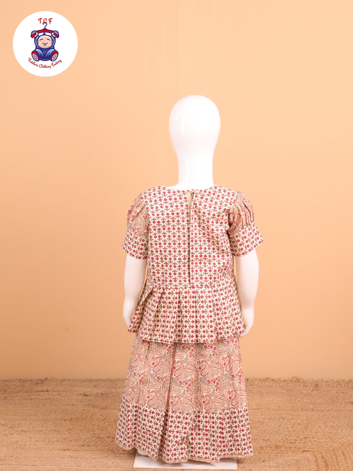Pink Floral Printed - Pavadai Sattai