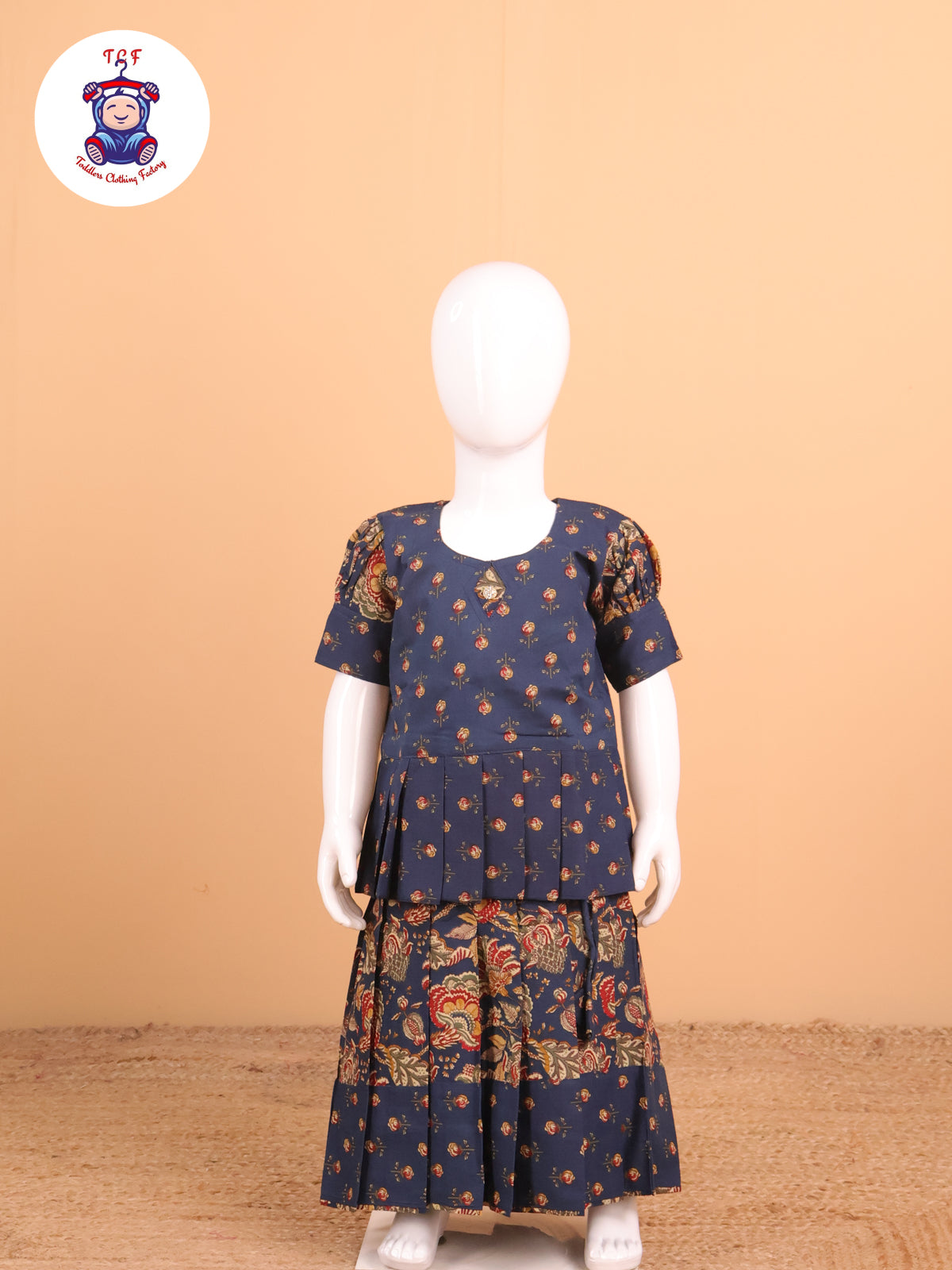 Blue & Maroon - Pavadai Sattai