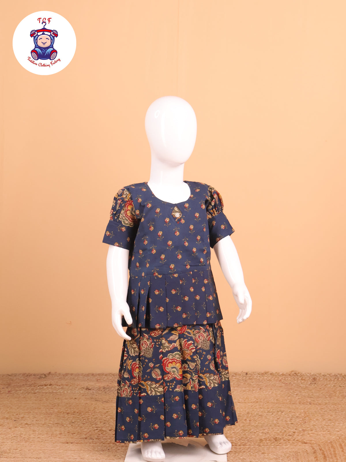 Blue & Maroon - Pavadai Sattai