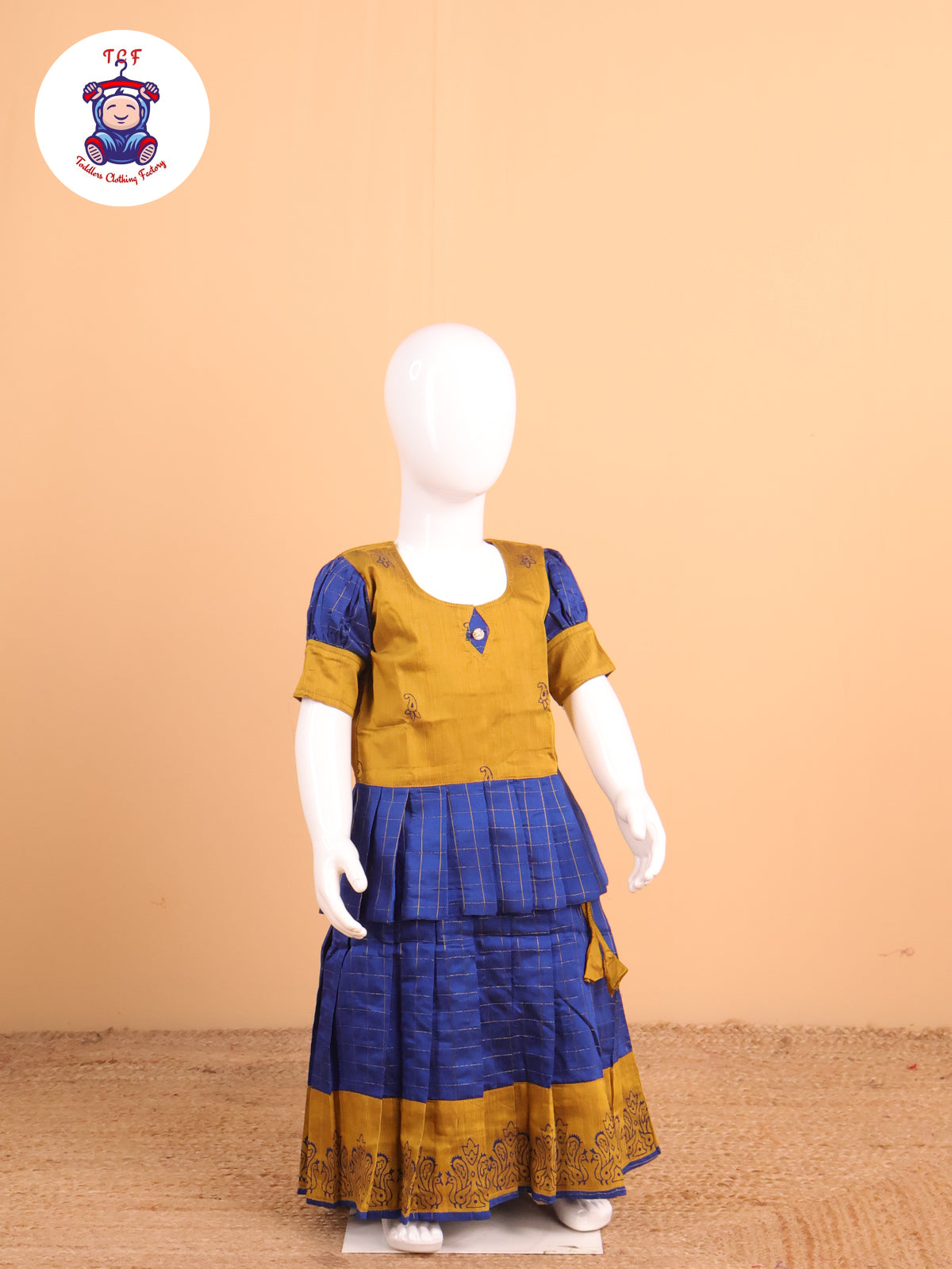 Mustard & Blue - Pavadai Sattai