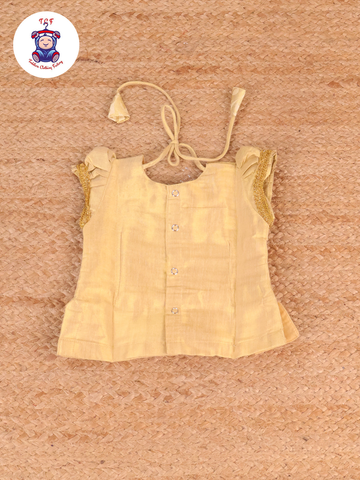 Gold Kerala Cotton - Pavadai Sattai