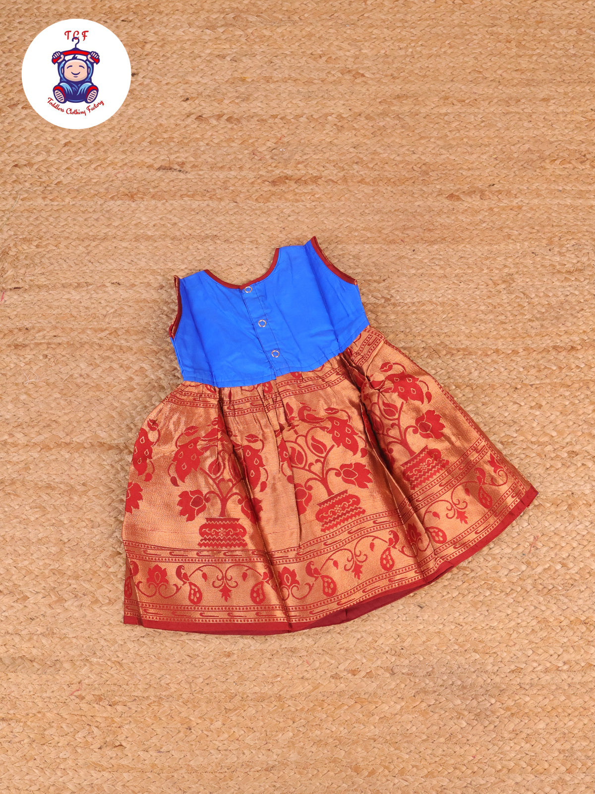 Blue & Brown - Frock