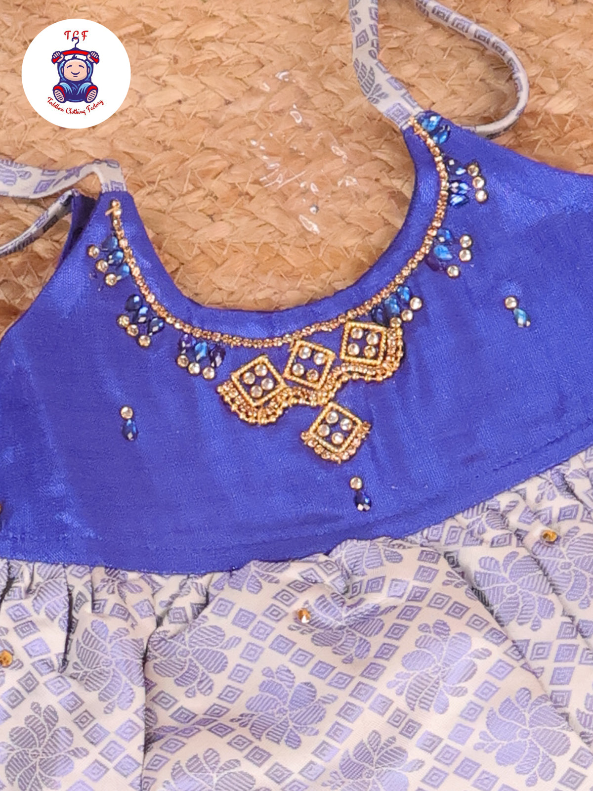 Blue - New Born Frock