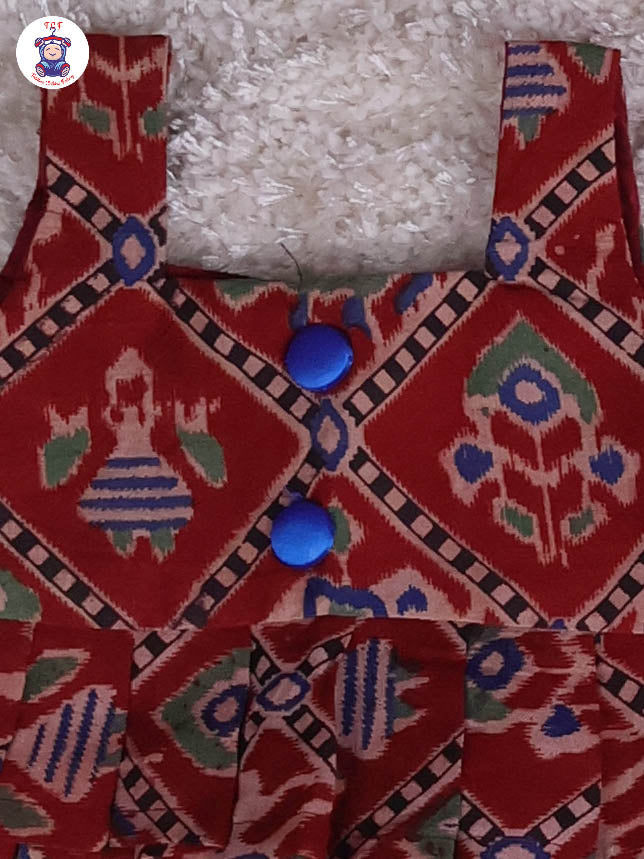 Red & Green - Floral Printed Kalamkari Co-ords Sets
