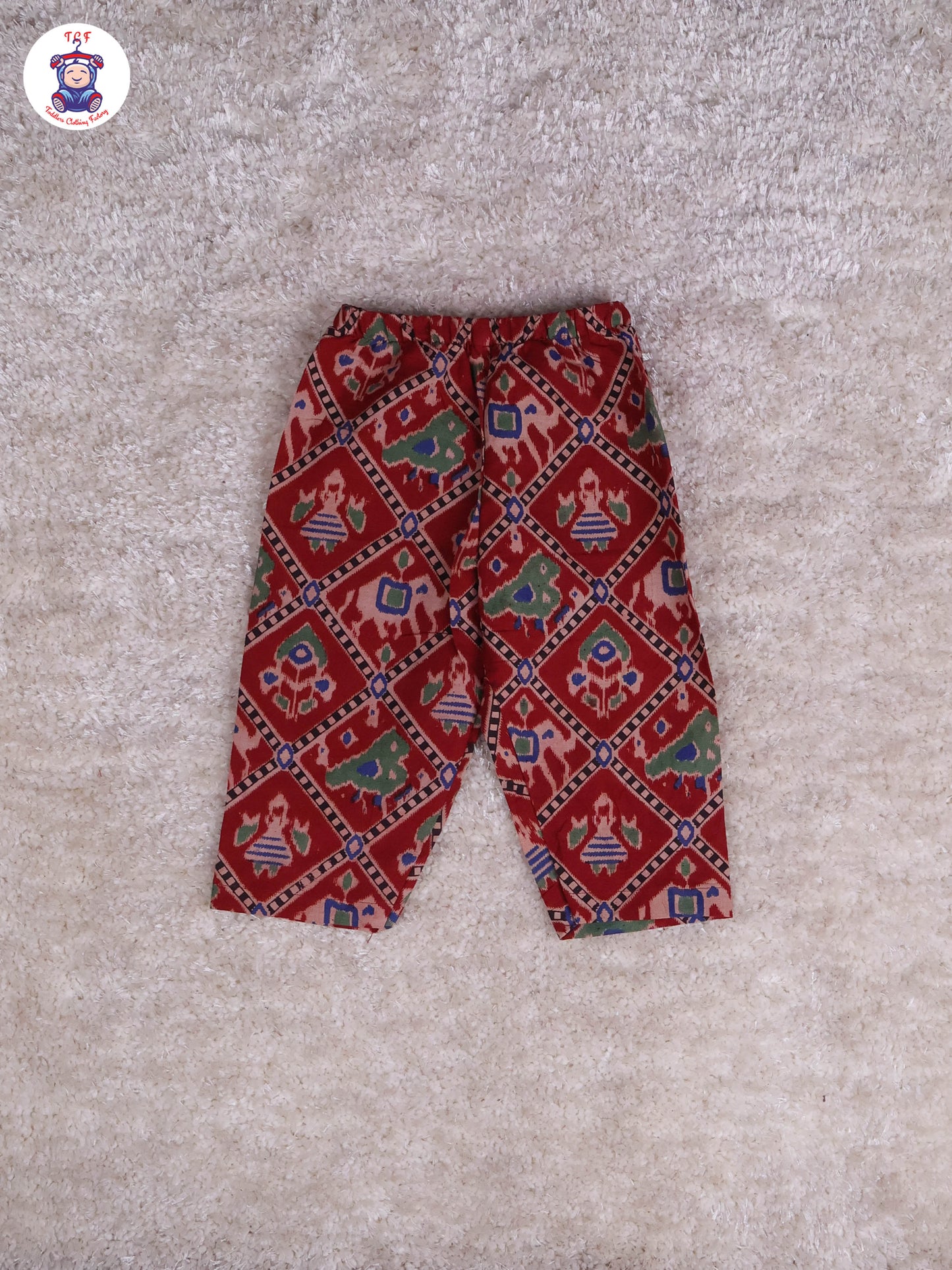 Red & Green - Floral Printed Kalamkari Co-ords Sets