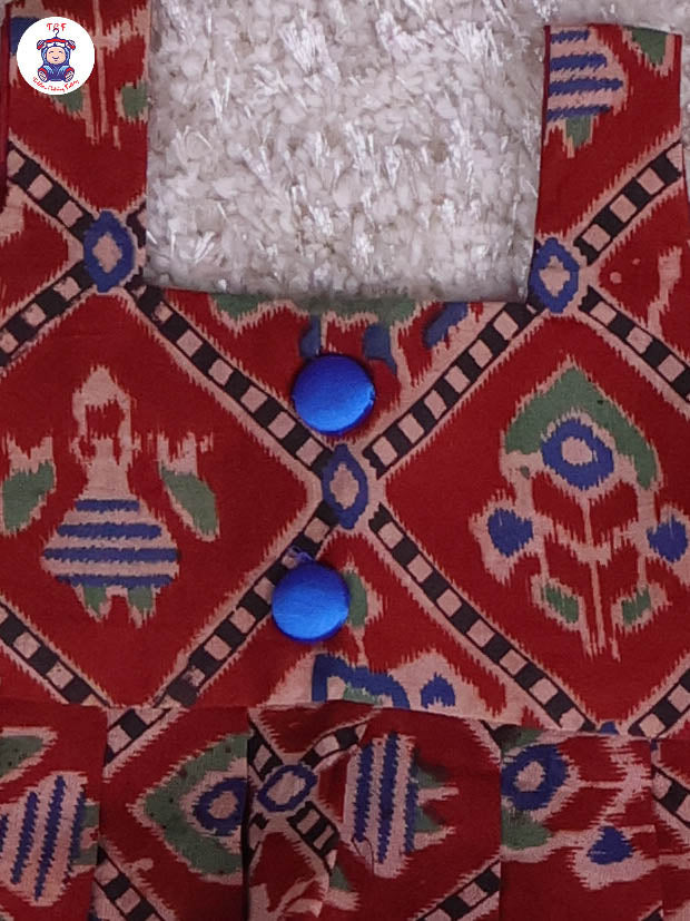 Red & Green - Floral Printed Kalamkari Co-ords Sets