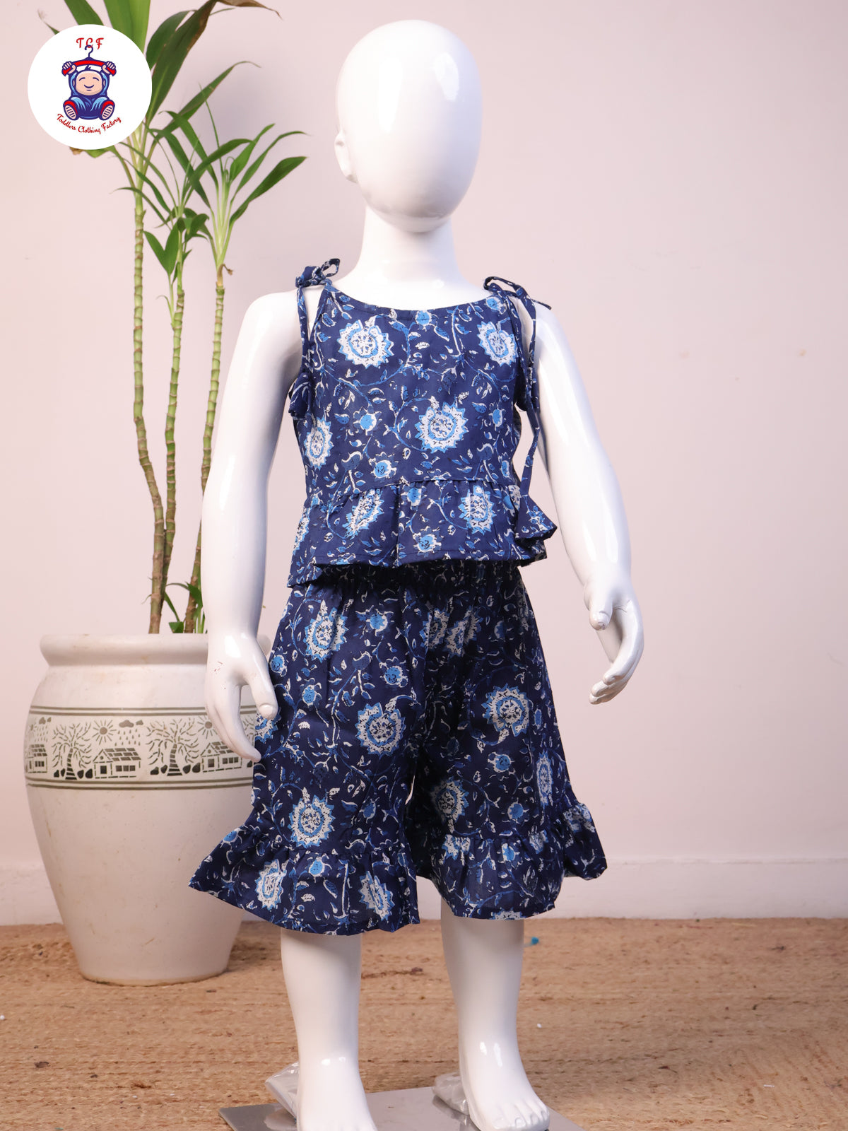 Navy Blue - Top & Shorts