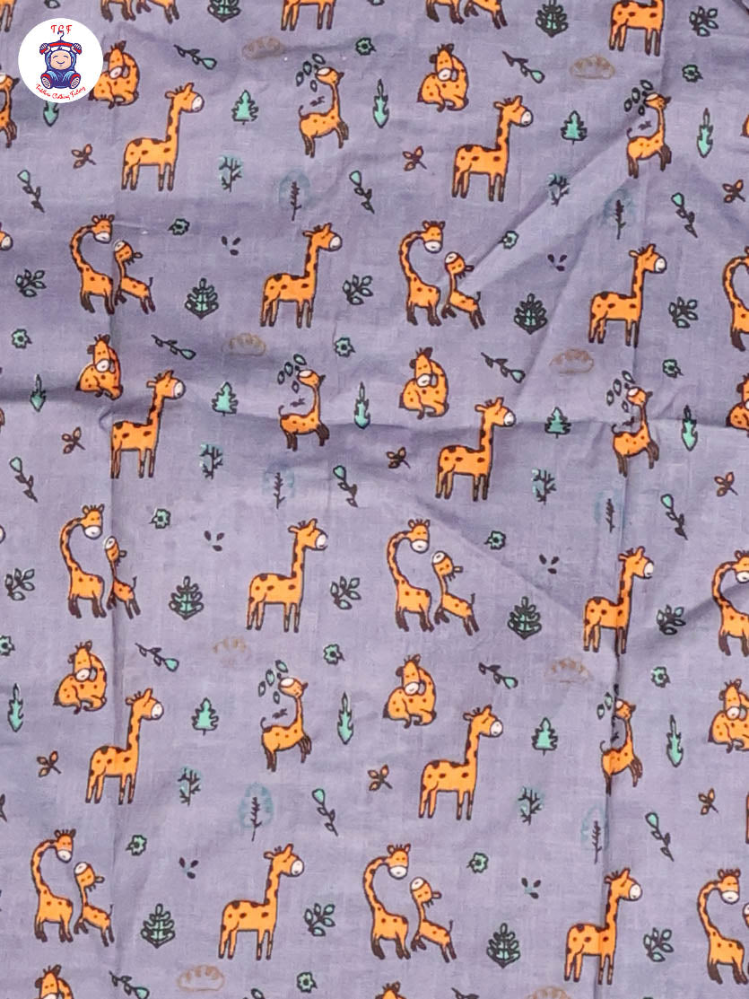 Blue & Orange - Zebras Boys Readymade Cotton Shirts & Shorts