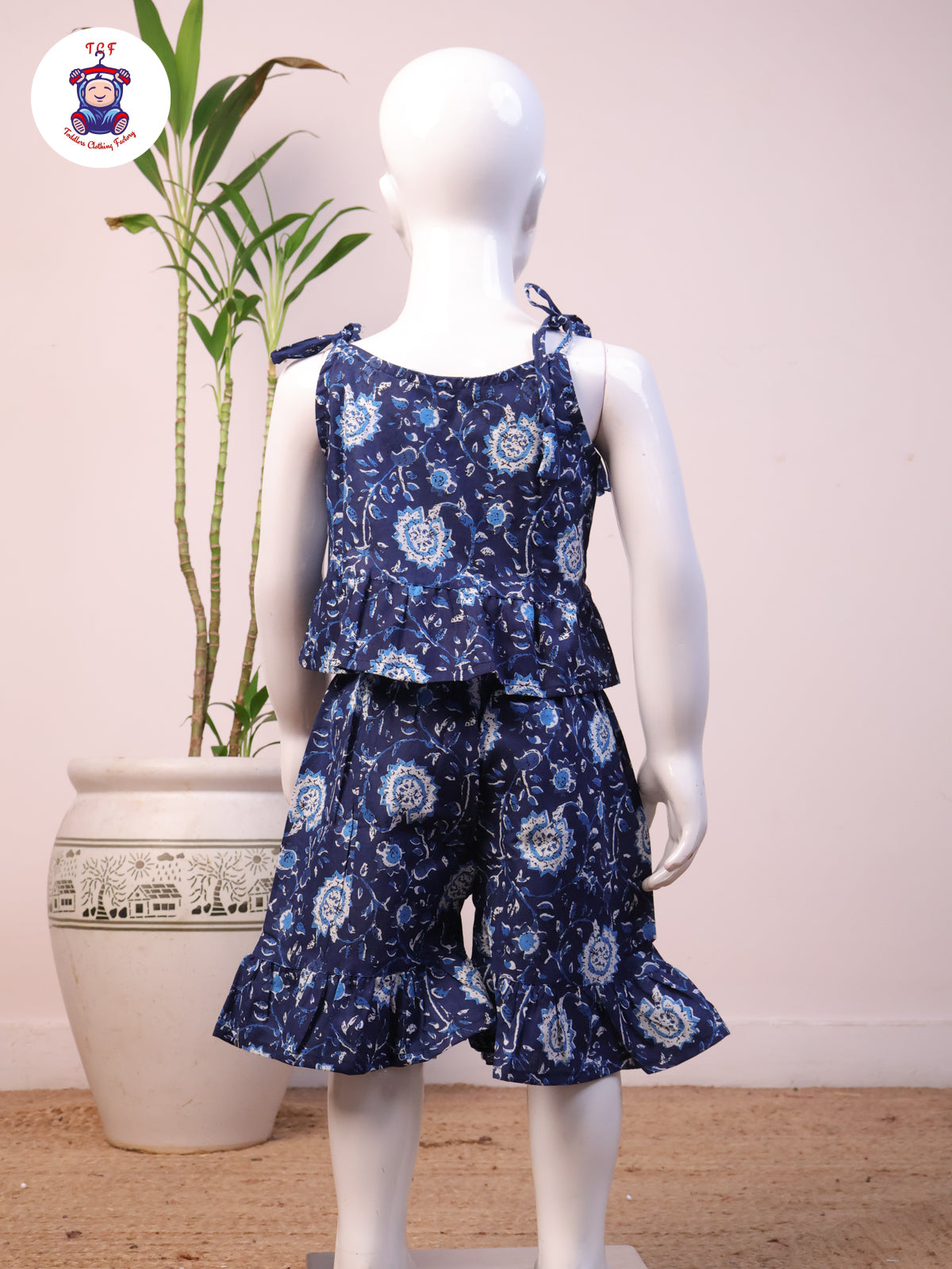 Navy Blue - Top & Shorts
