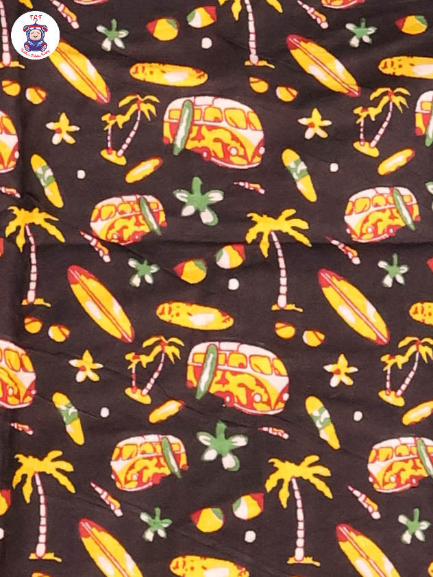 Black & Yellow - Flower Boys Readymade Cotton Shirts & Pant