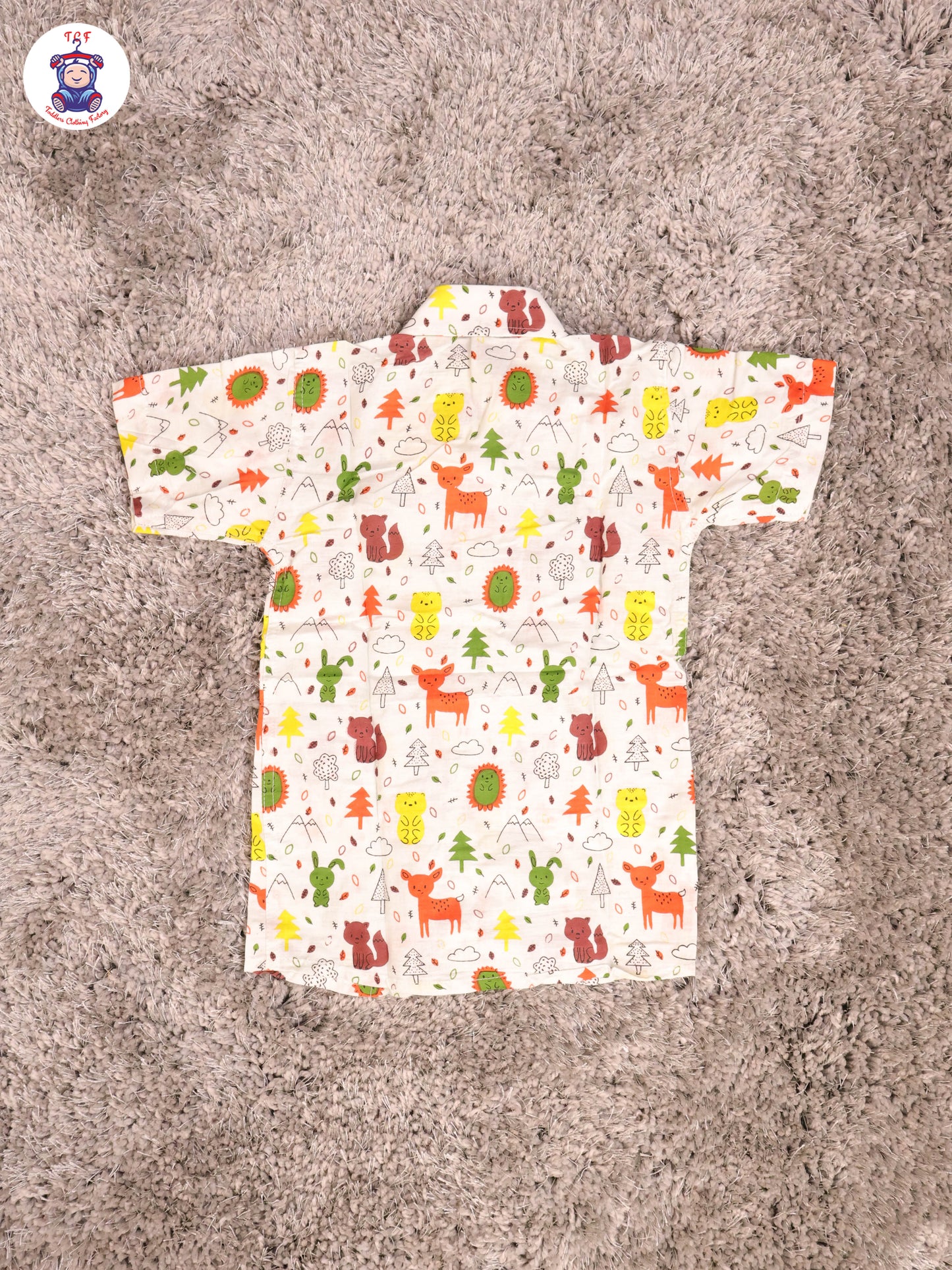 Half White - Rabbit Boys Readymade Cotton Shirts & Shorts