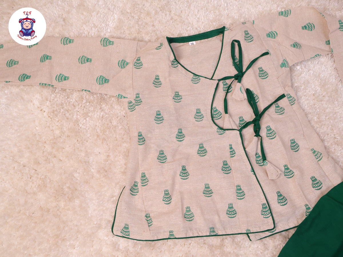 Green - Boys Dhoti Kurta Sets