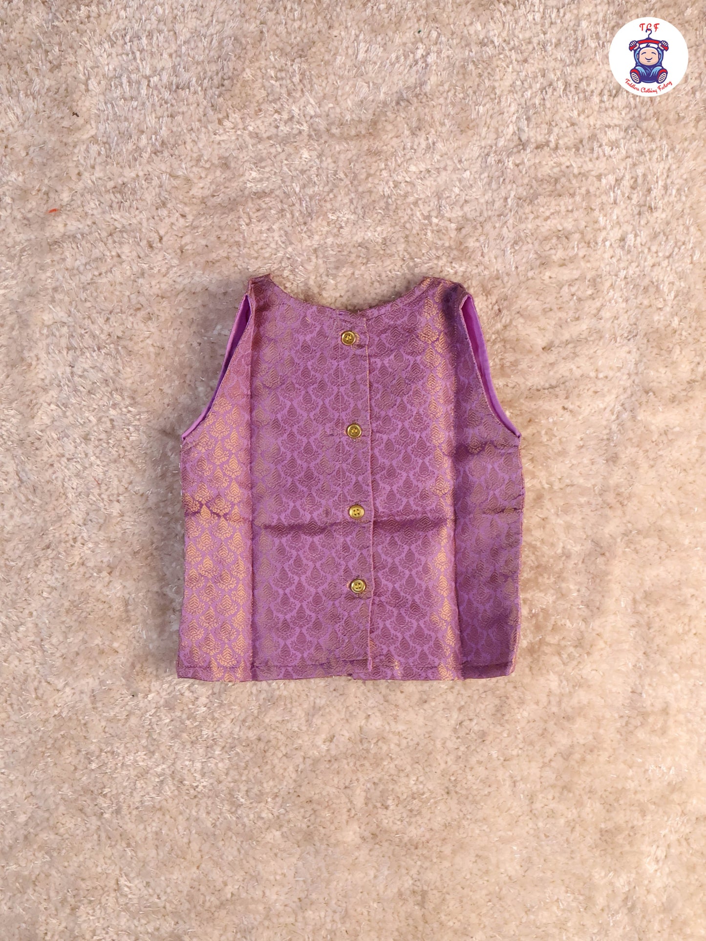 Lavender - Ethnic Printed Choli & Lehenga