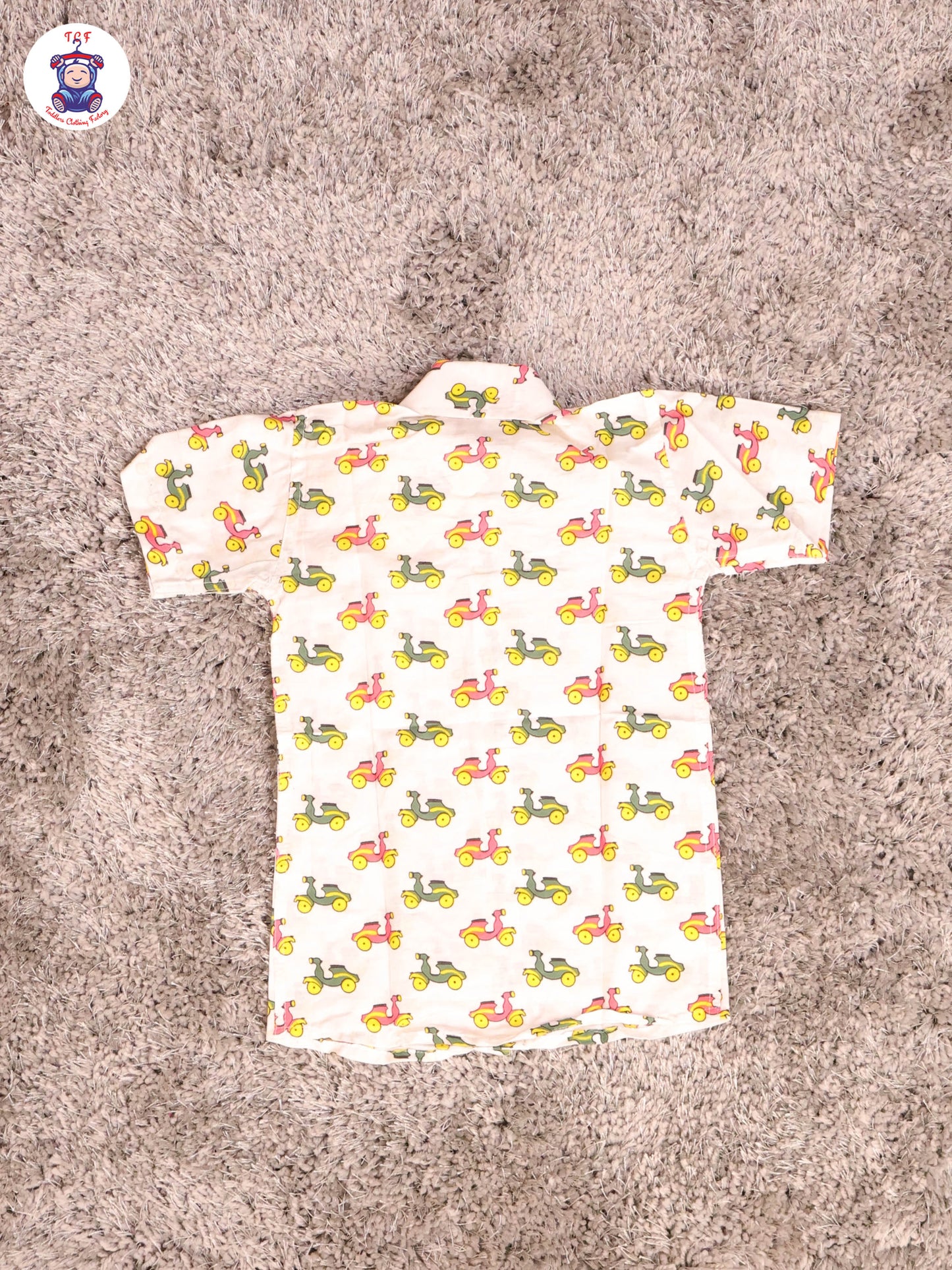White - Bike Boys Readymade Cotton Shirts & Shorts