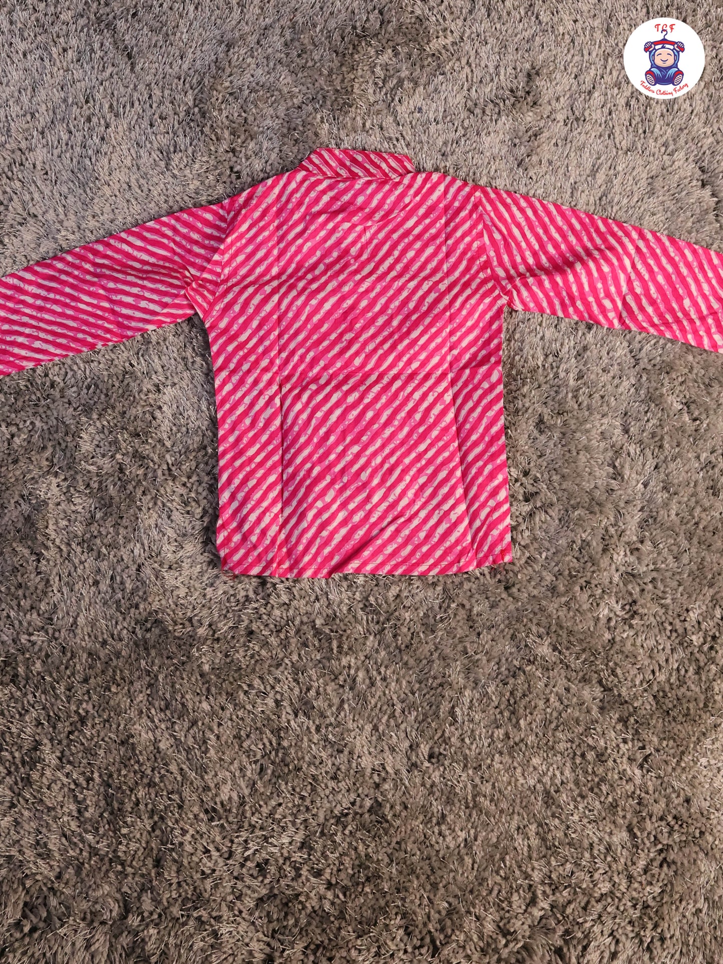 Pink - Boys Printed Kurta With Pant
