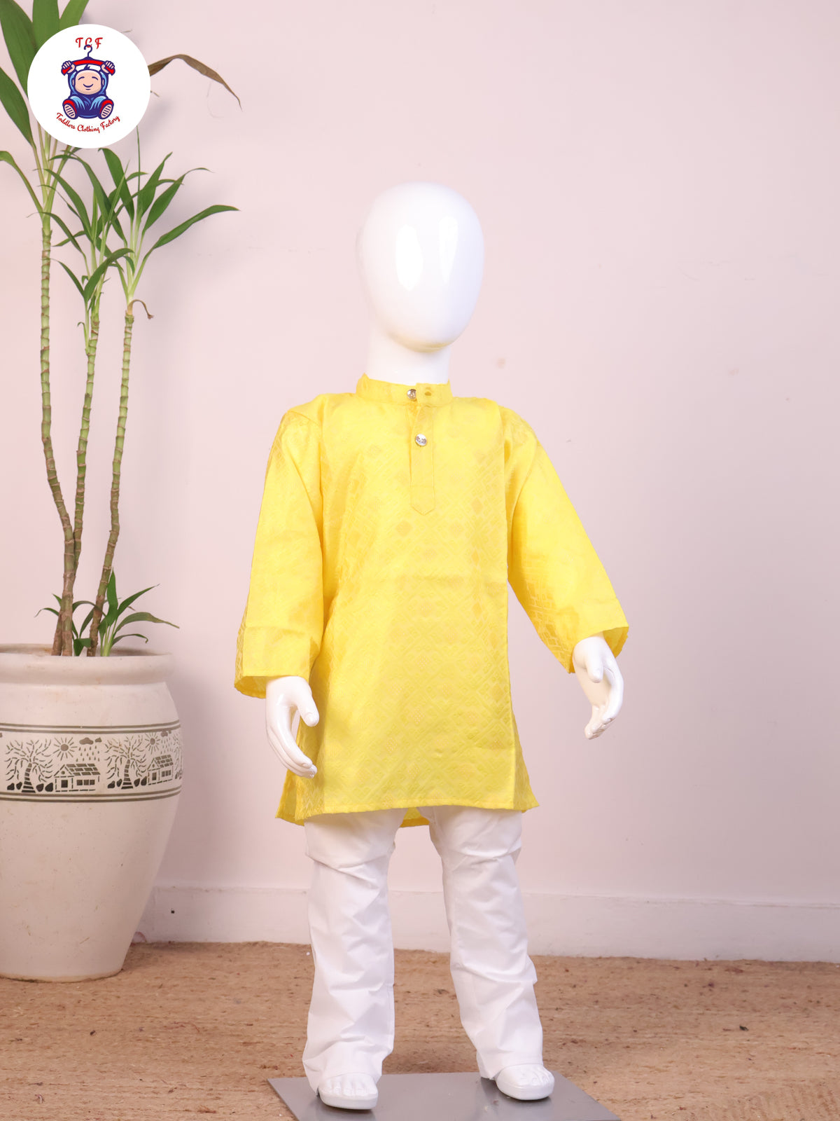 Yellow - Boys Readymade Kurta Sets