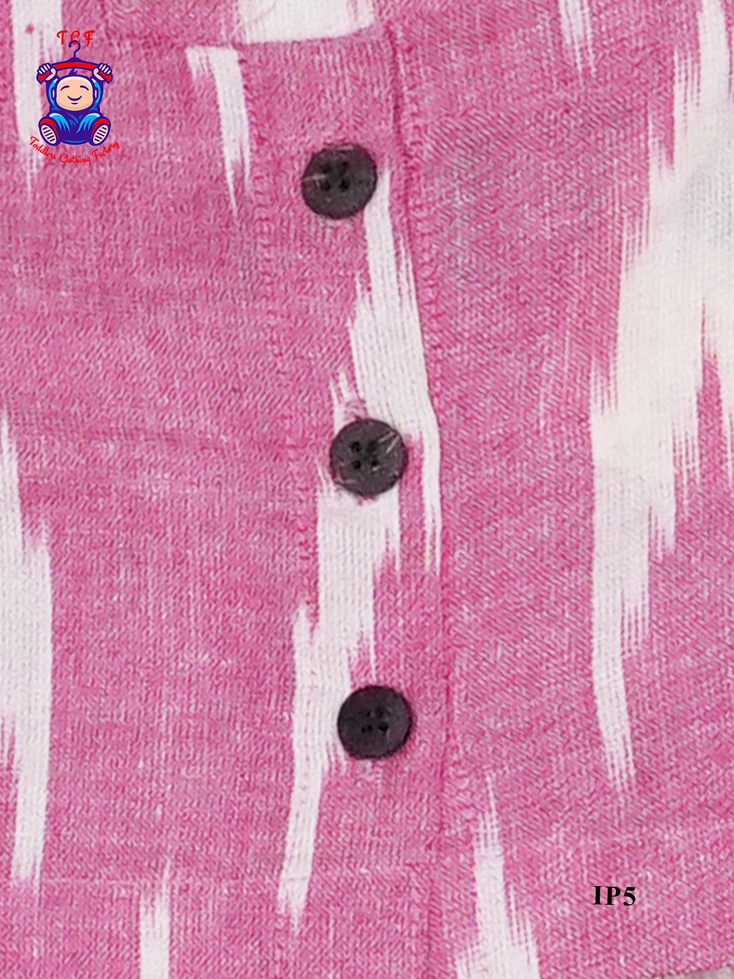 Pink - Girls Readymade Ikat Pyjama Sets