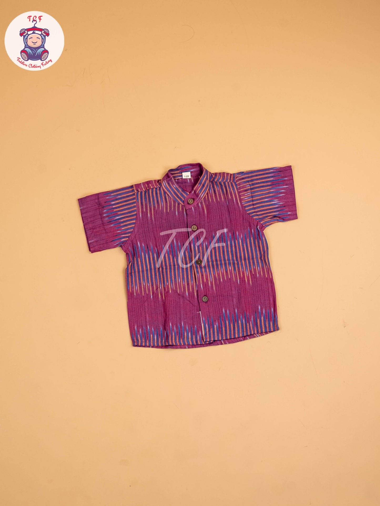 Majentha - Boys Readymade Ikat Shirt