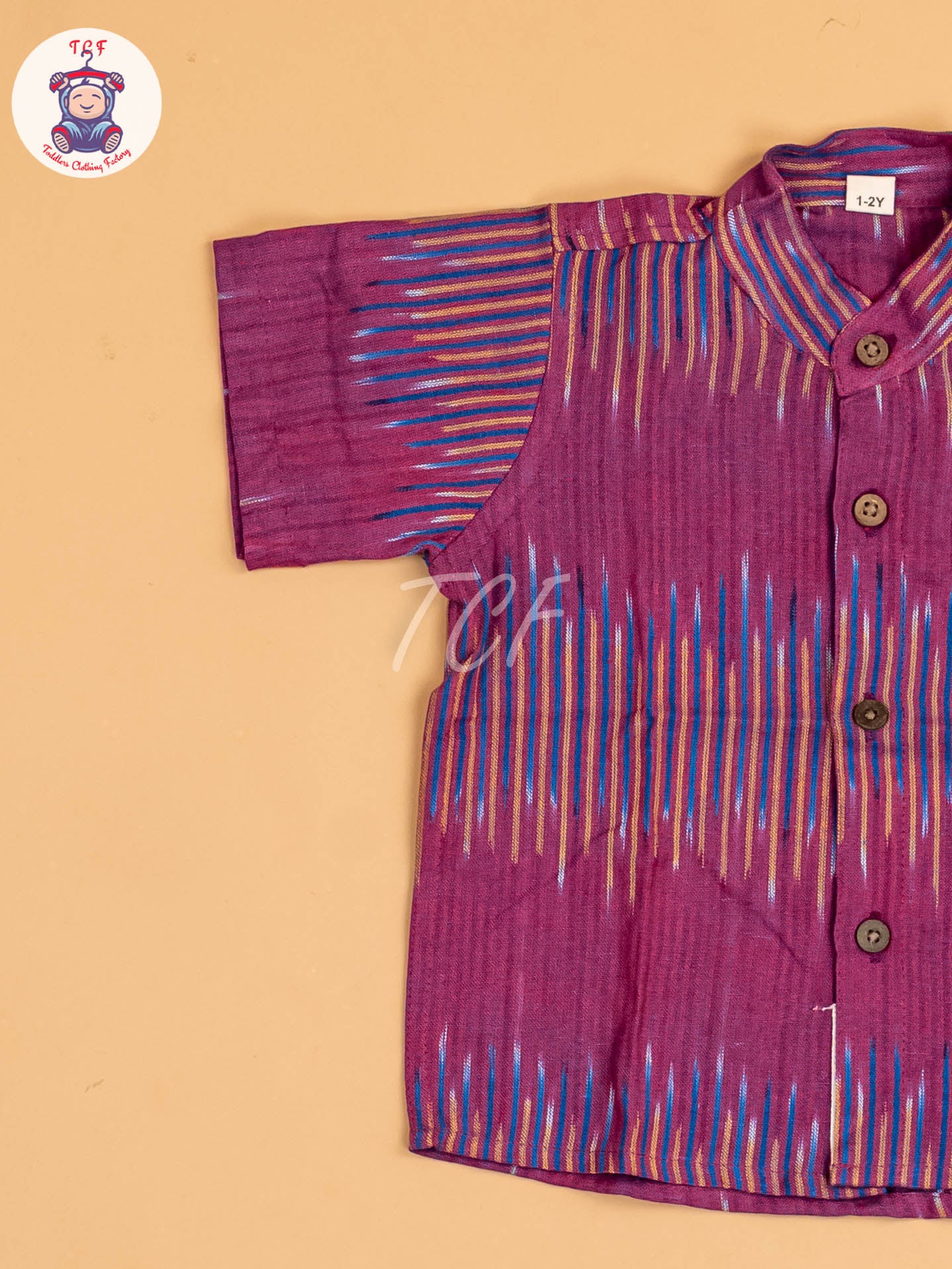 Majentha - Boys Readymade Ikat Shirt