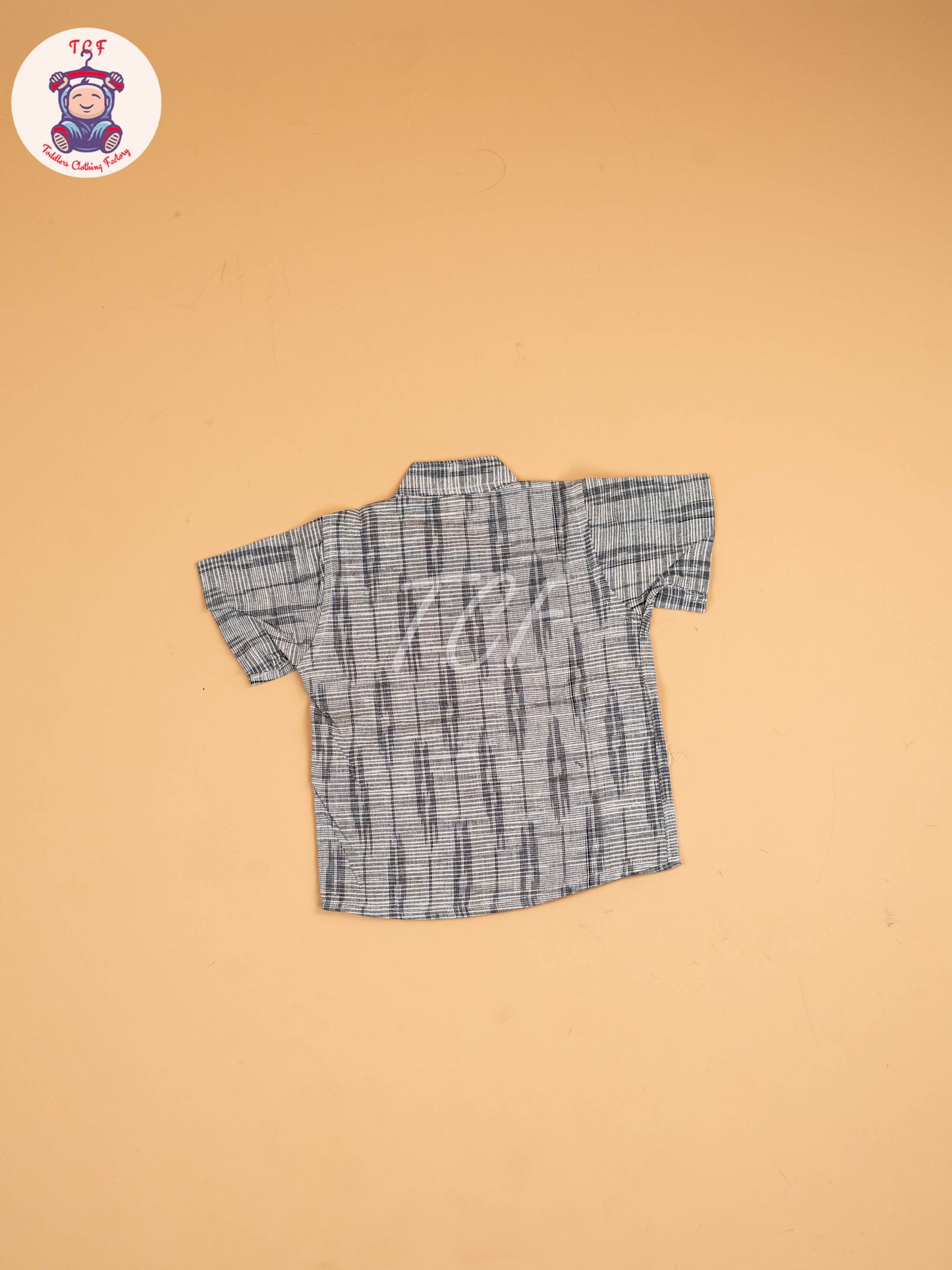 Grey - Boys Readymade Ikat Shirt