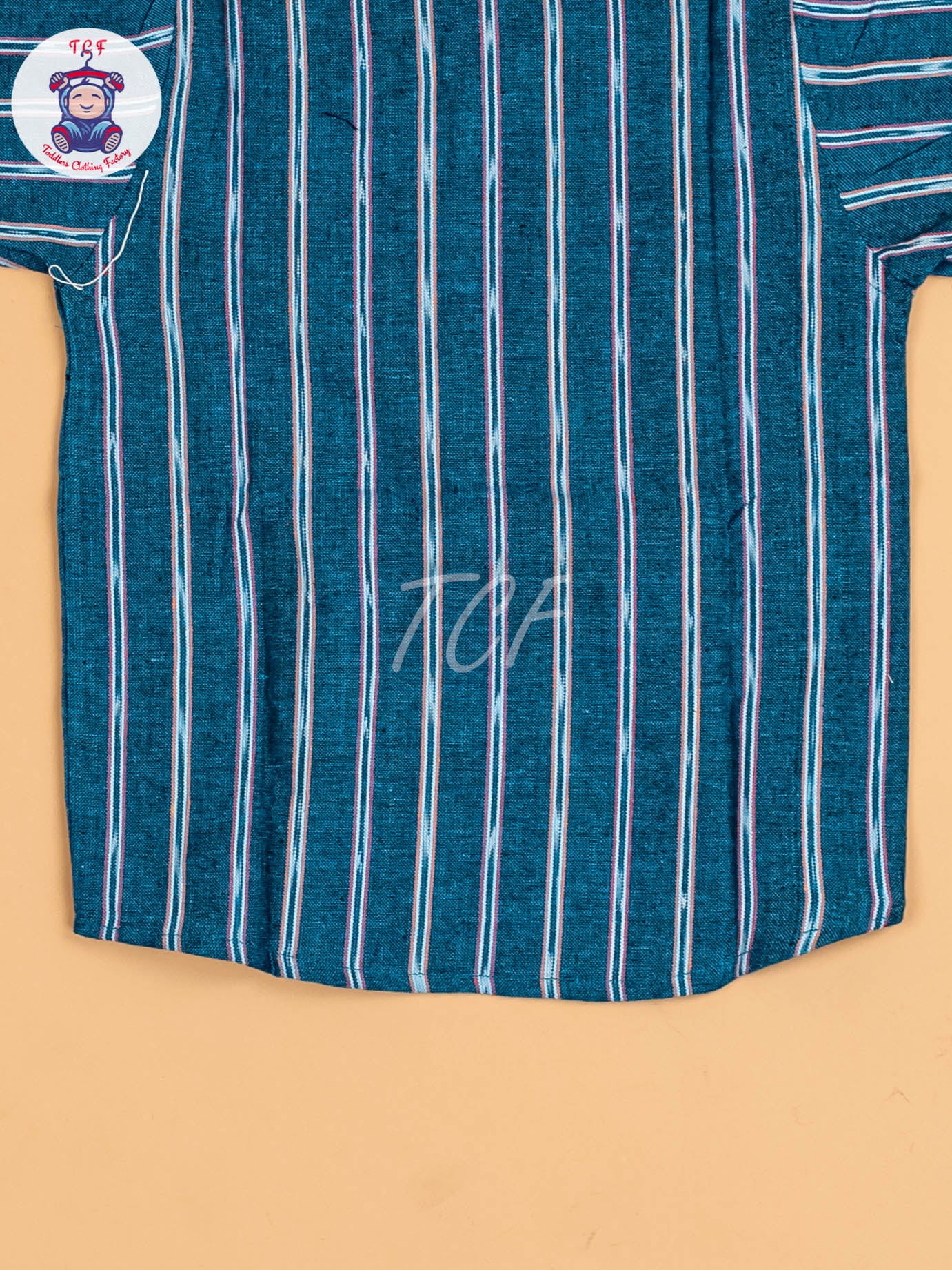 Blue - Boys Readymade Ikat Shirt