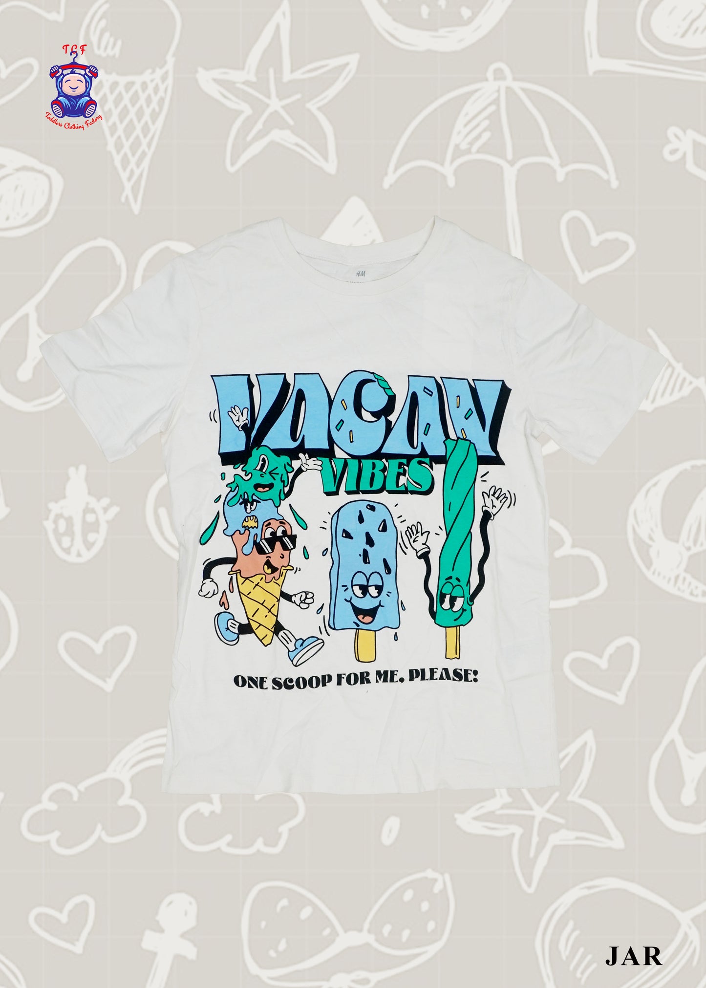 Pearl White - Boys H&M T-Shirt