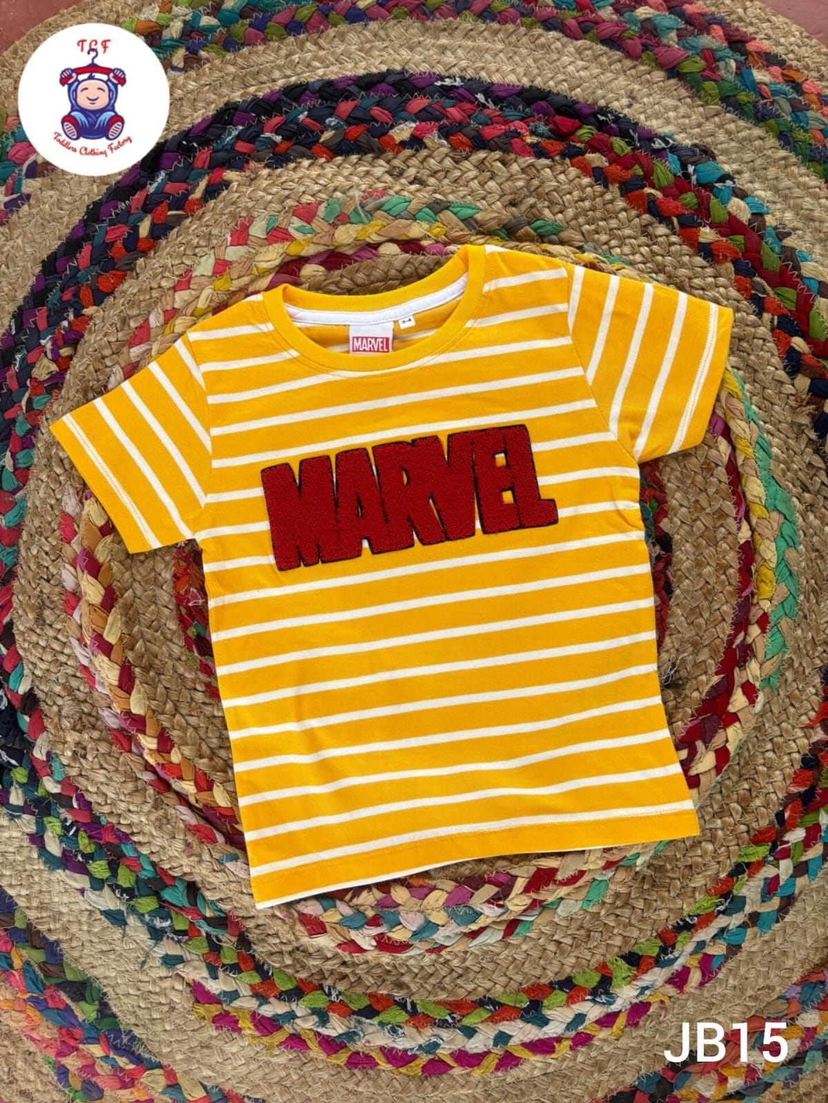Marvel Yellow - Boys Readymade T-Shirts