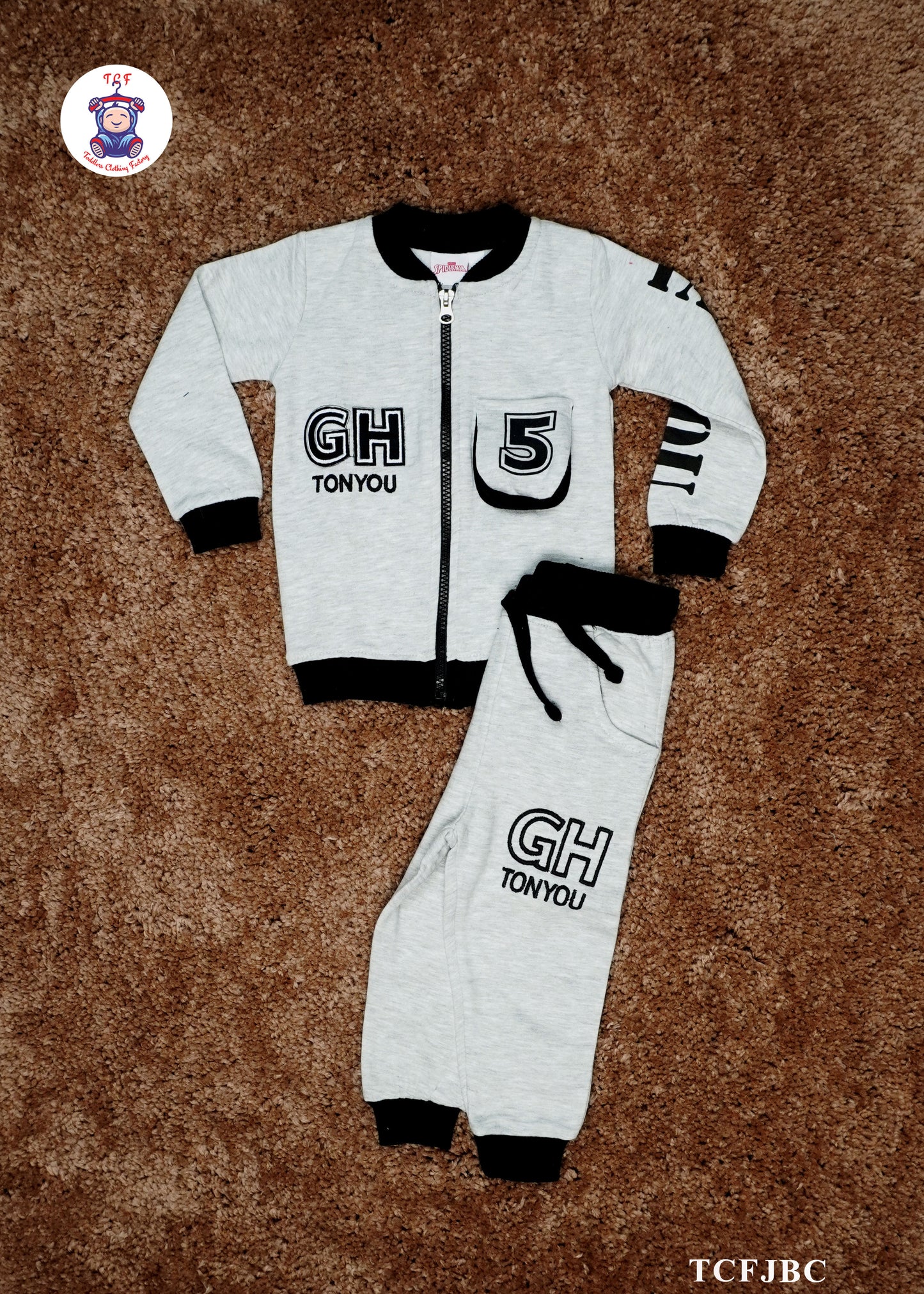 Grey & Black - Boys GH Joggers Sets