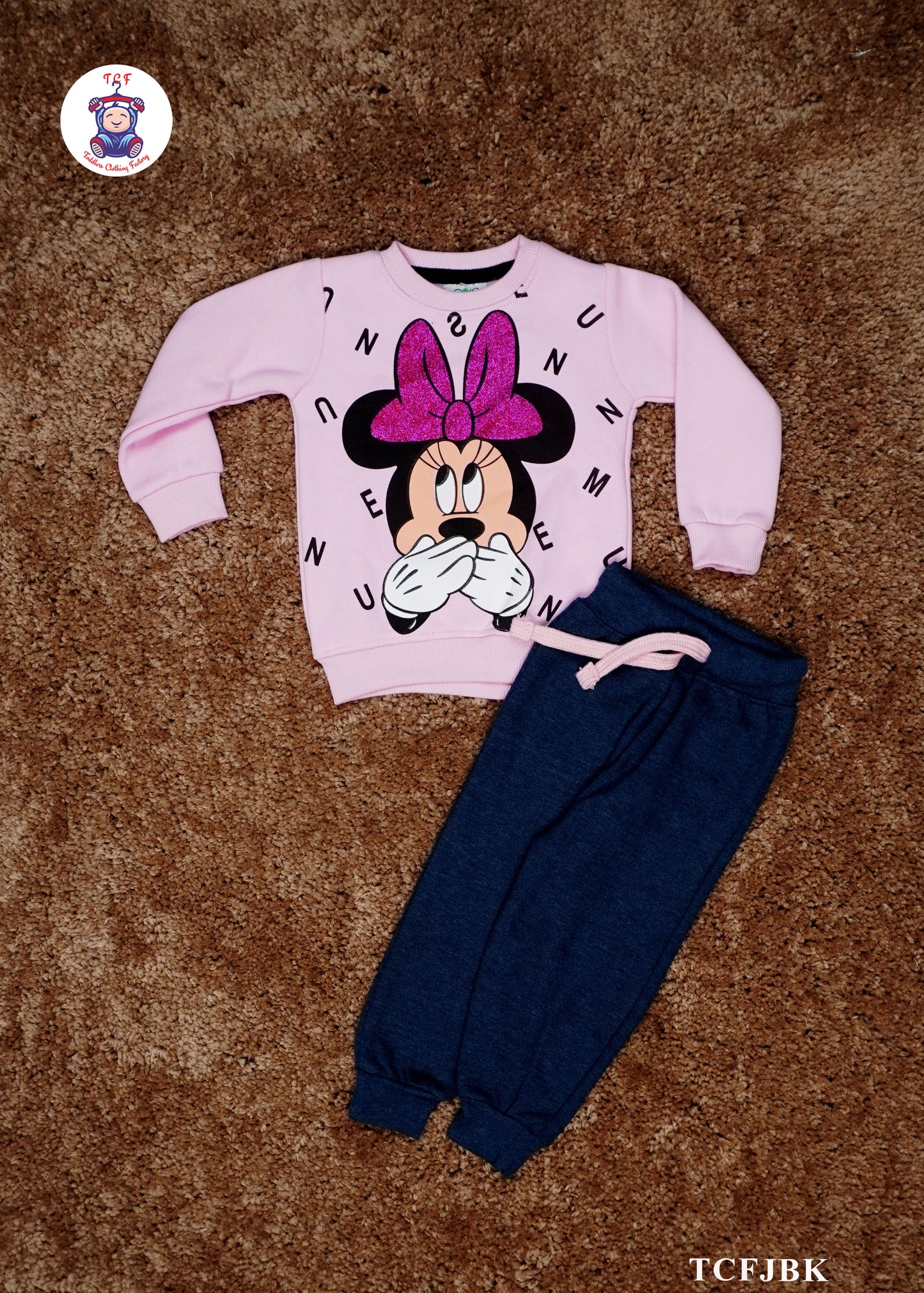 Pink & Blue - OVS Micky Jogger set