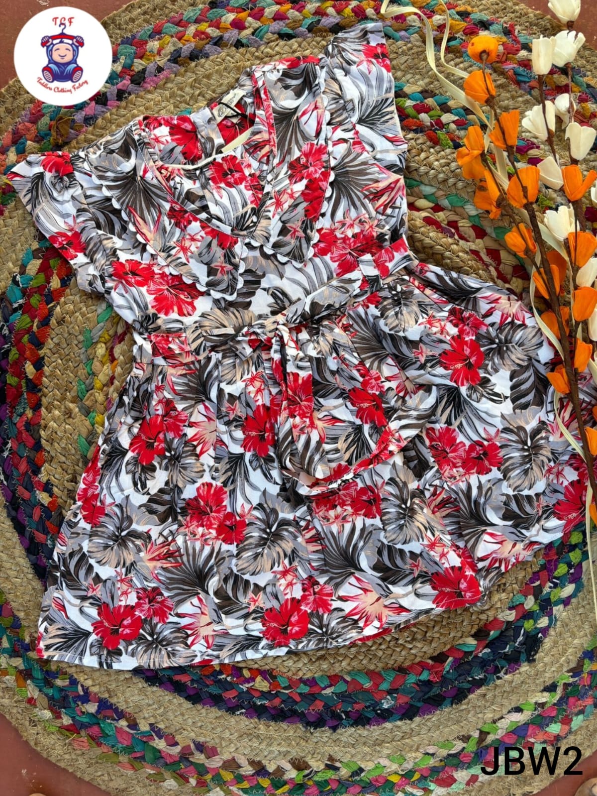 Woven Frock Grey
