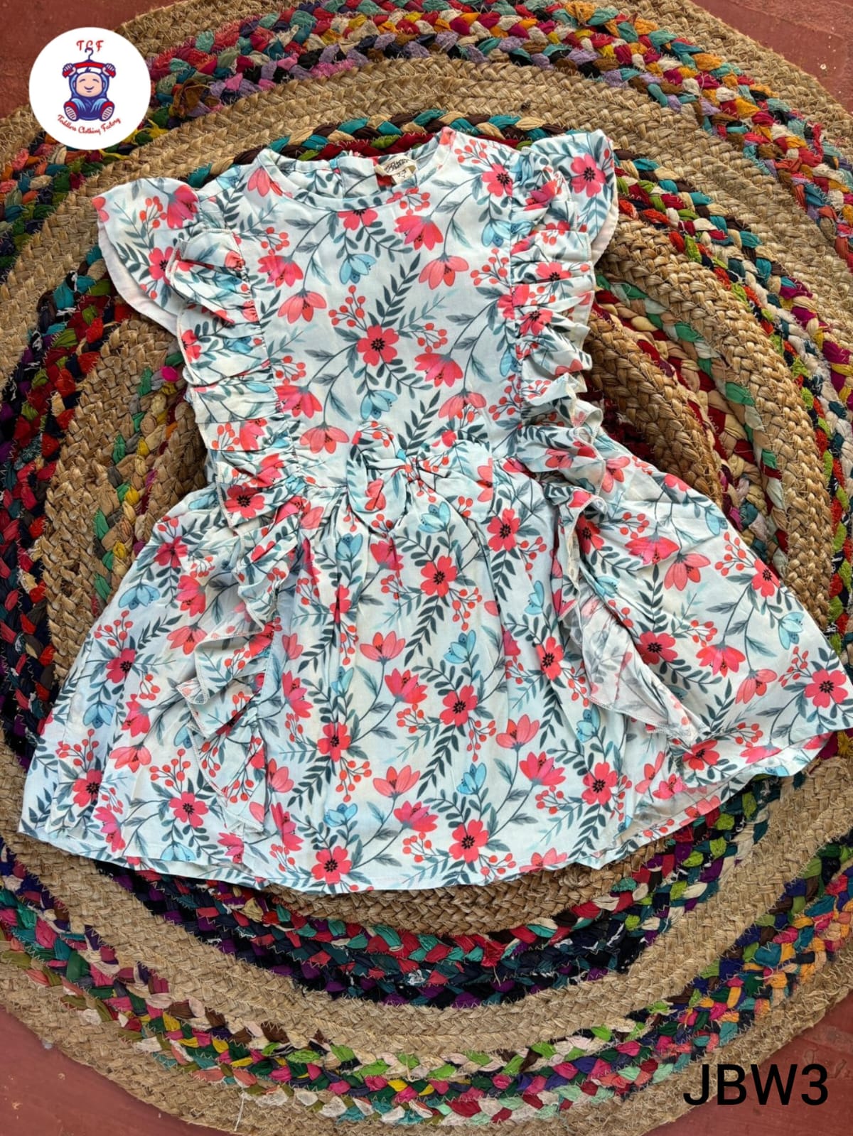 Woven Frock Blue
