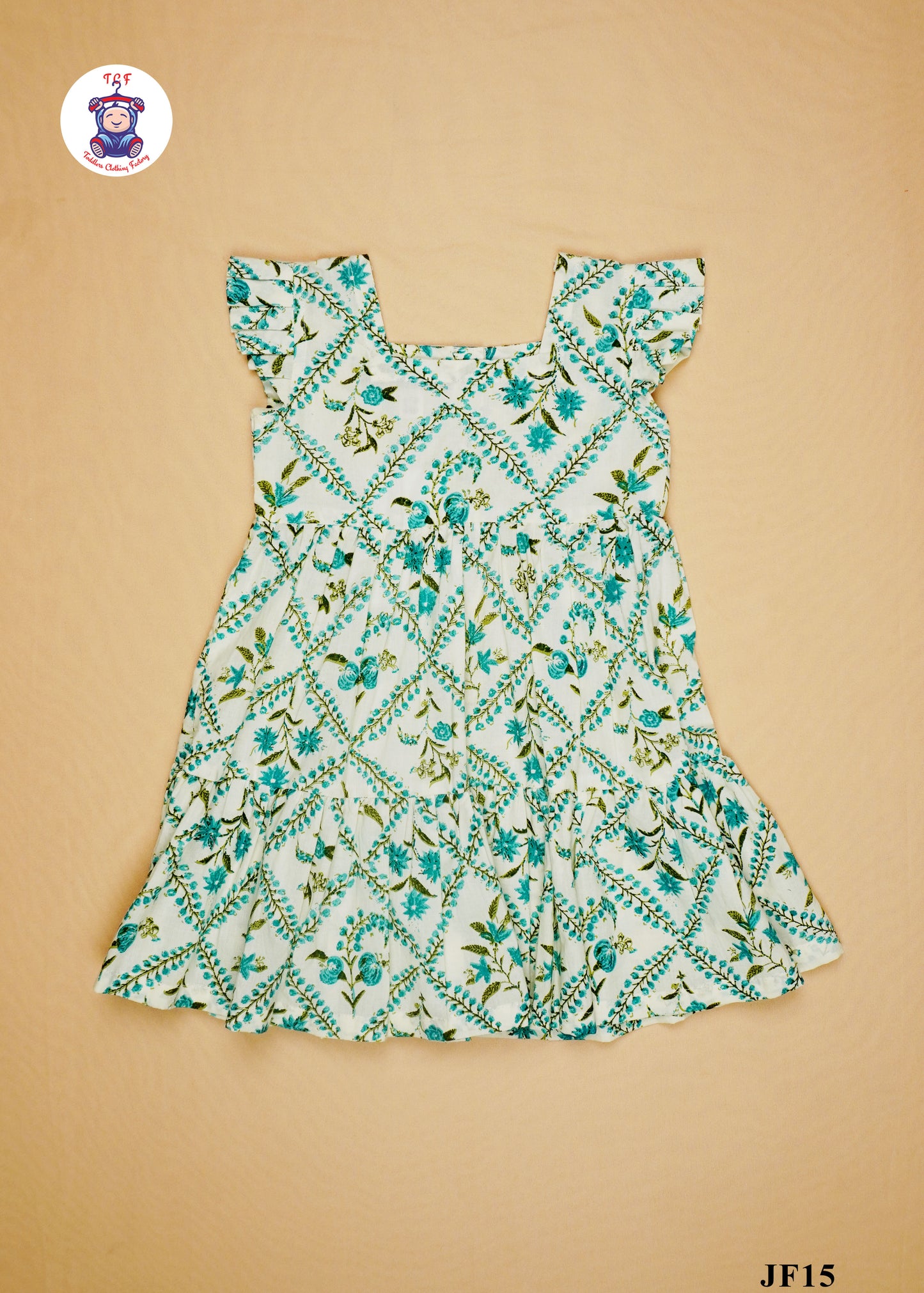 White - Girls Readymade Jaipuri Frocks