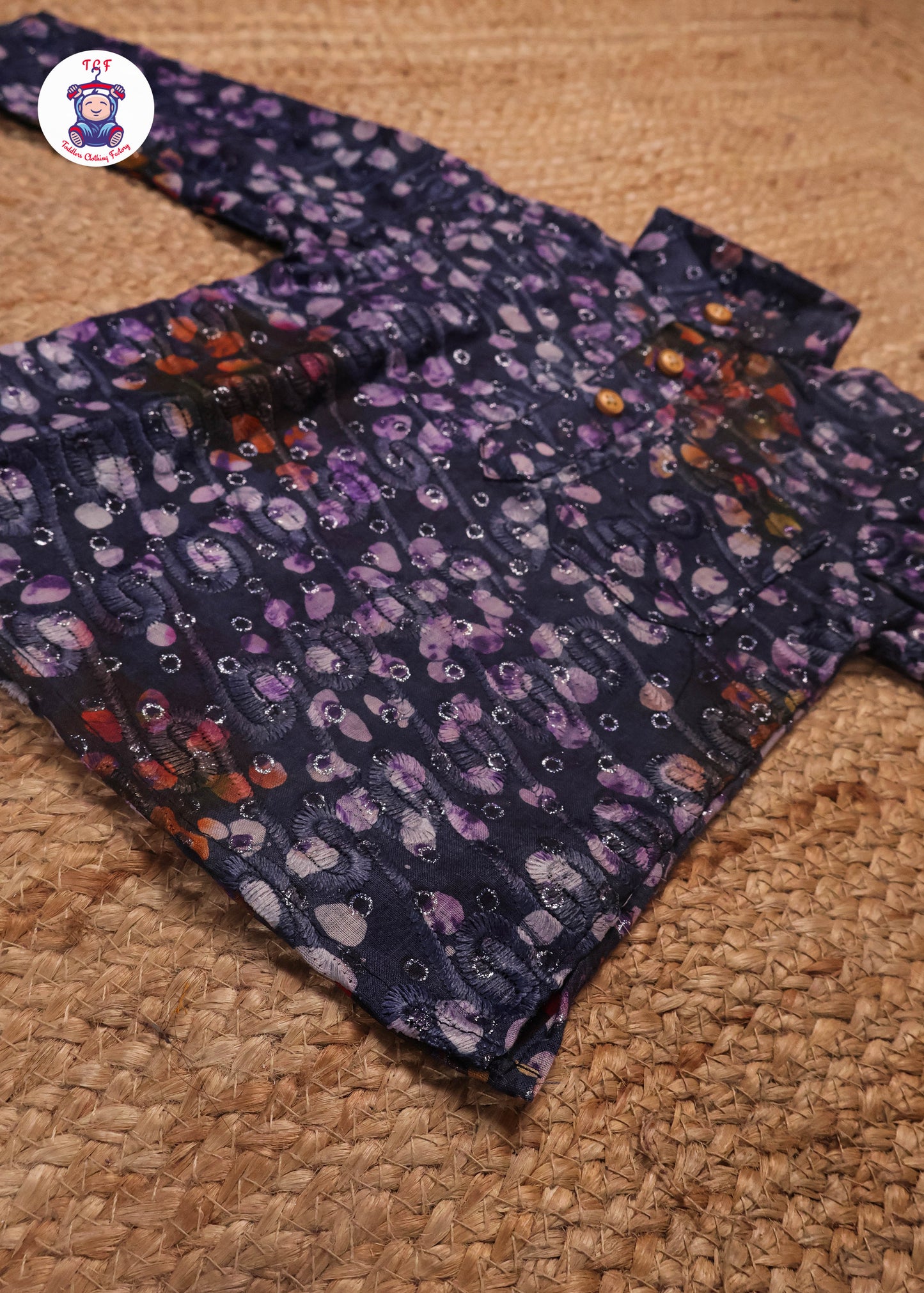 Blue & Beige - Boys Readymade Kurtas