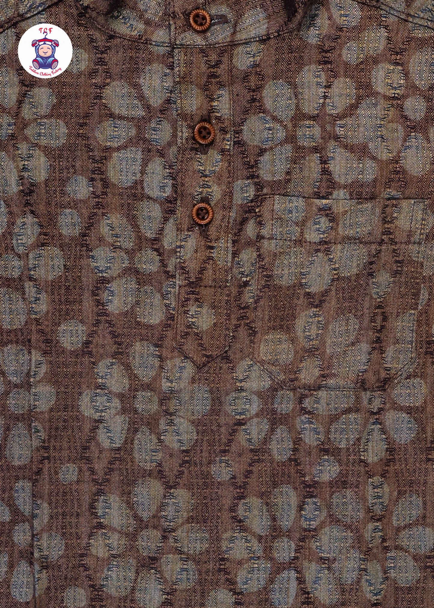 Grey & Beige - Boys Readymade Kurtas