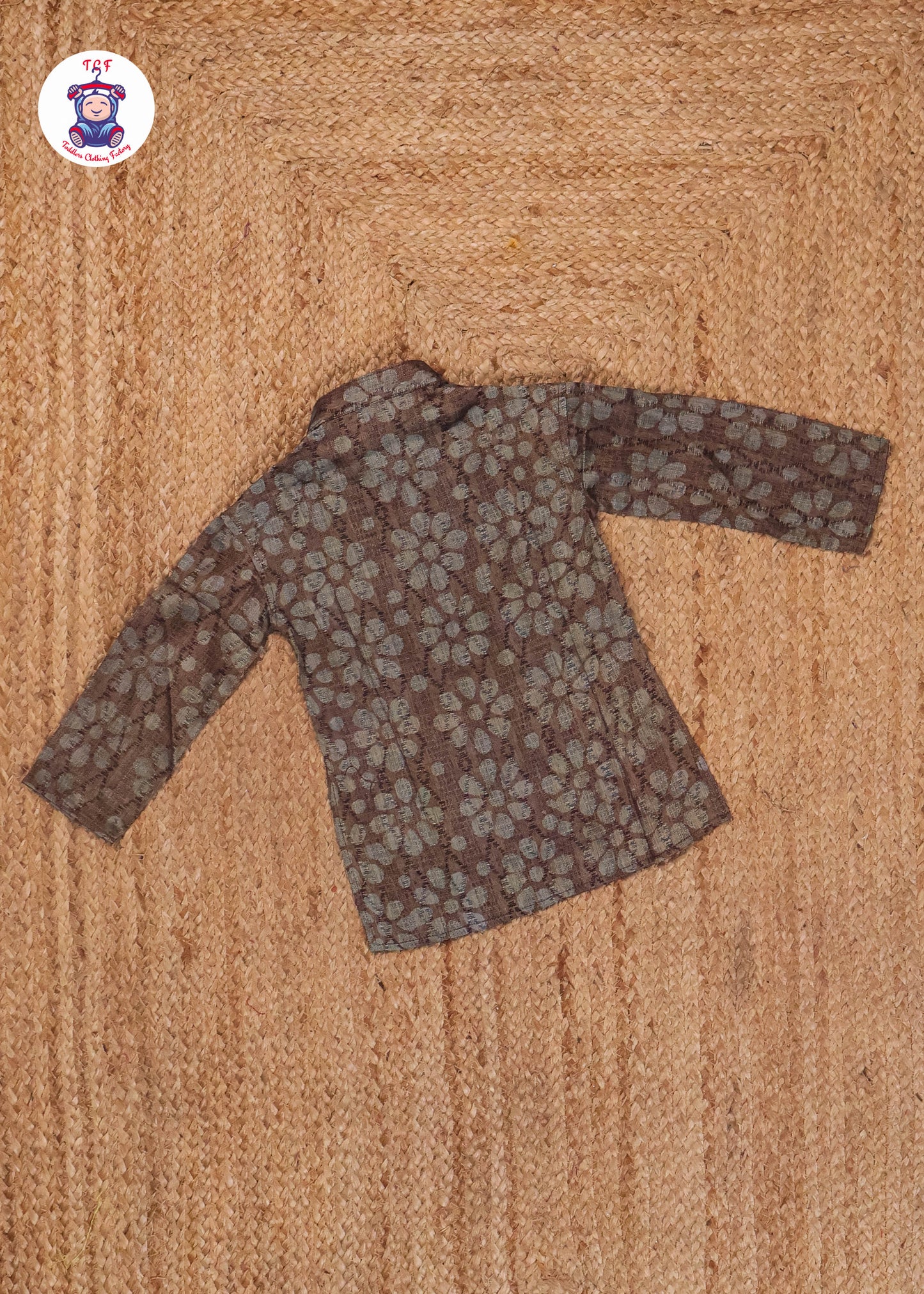 Grey & Beige - Boys Readymade Kurtas