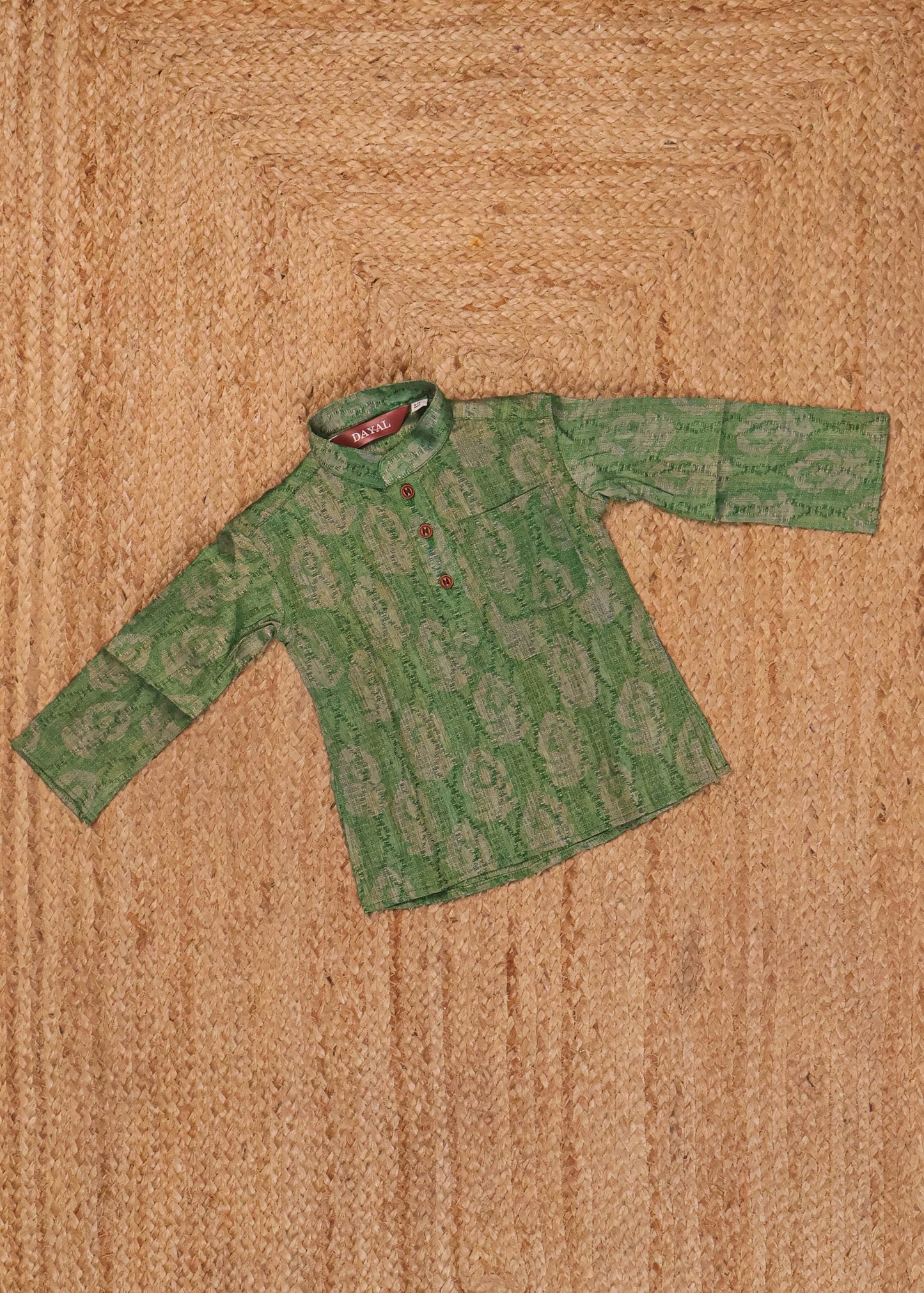 Lite Green & Beign - Boys Readymade Kurtas
