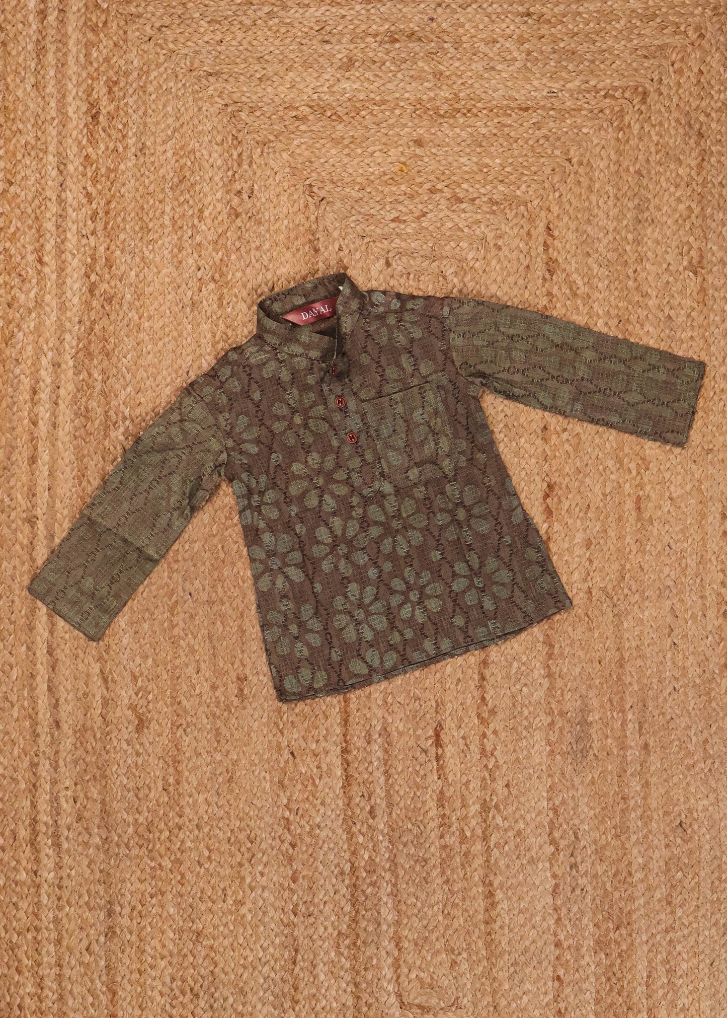 Dark Green - Boys Readymade Kurtas