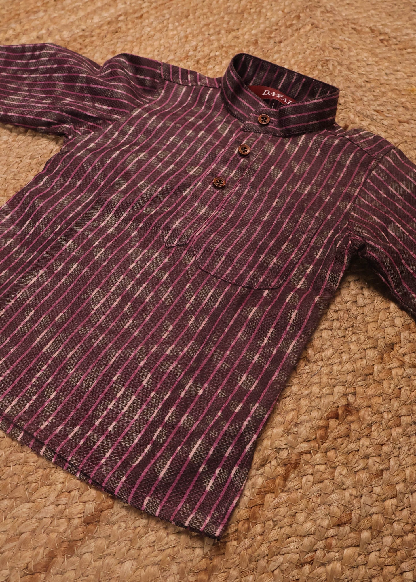 Magenta & Beige - Kurta