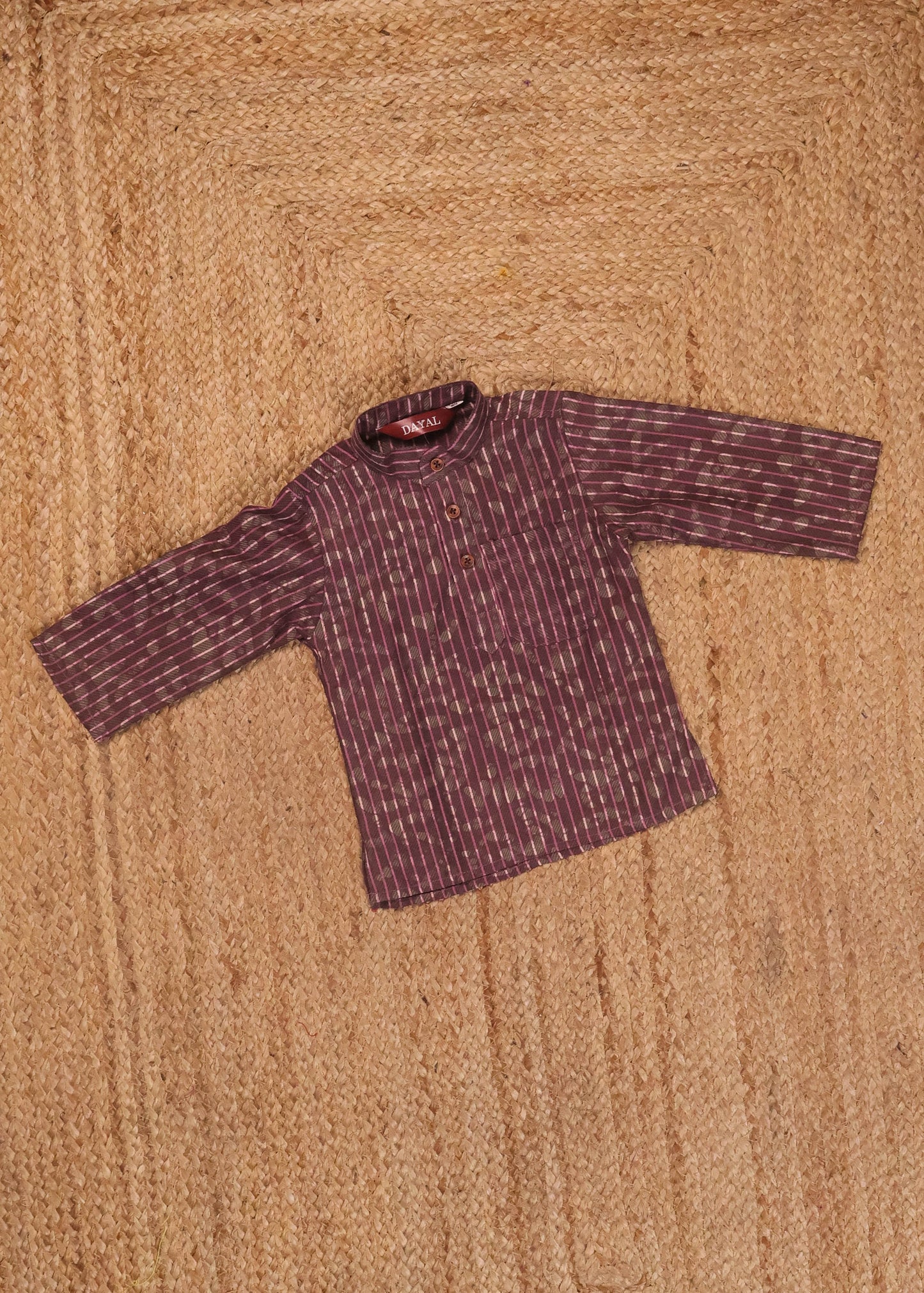 Magenta & Beige - Kurta