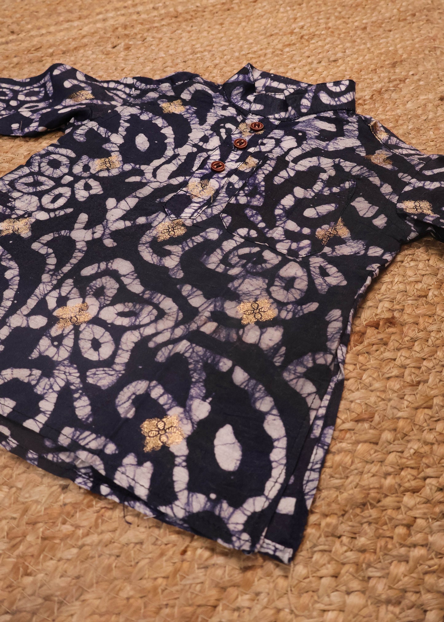 Dark Blue - Boys Readymade Kurtas
