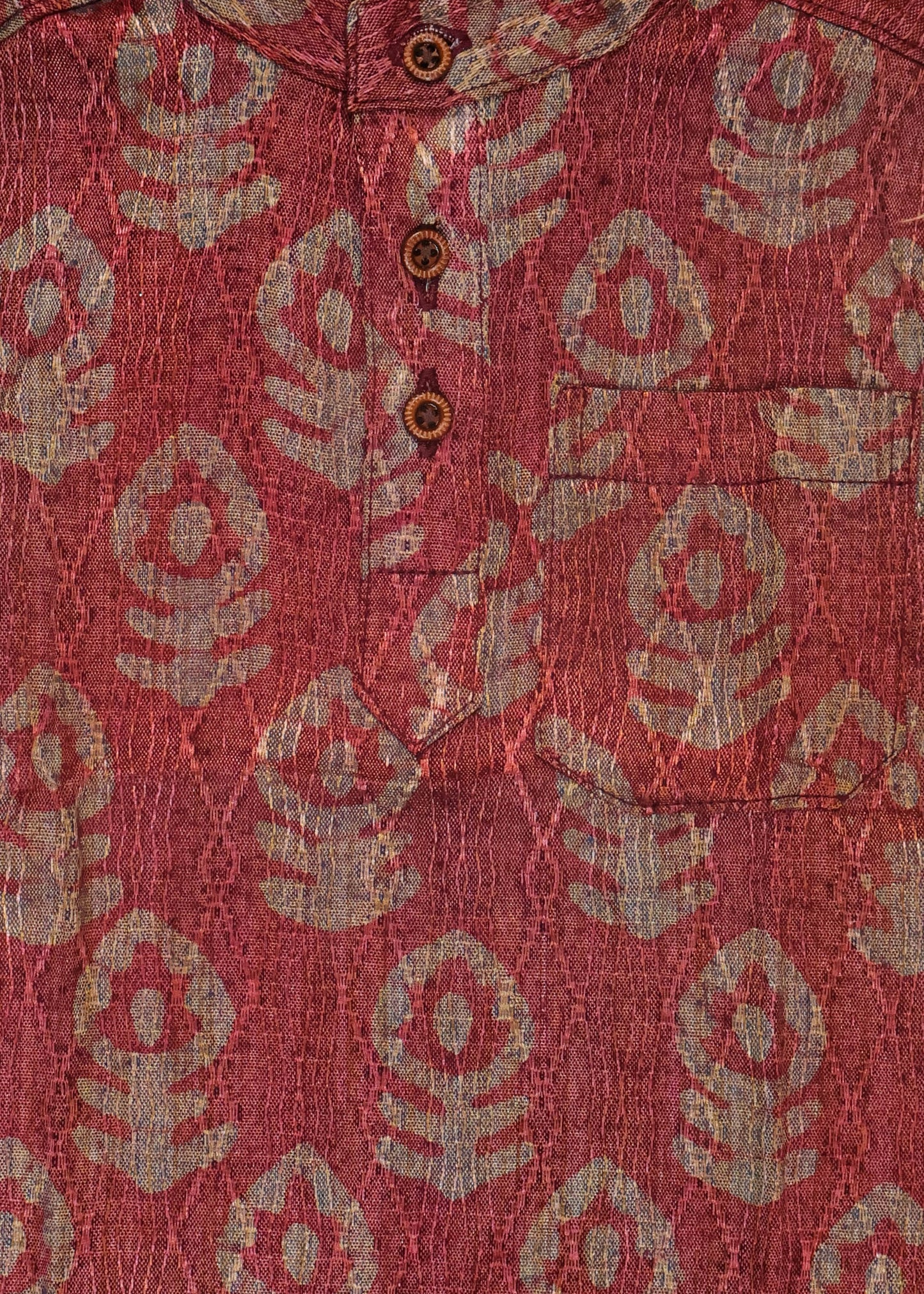 Rust & Beige - Boys Readymade Kurtas