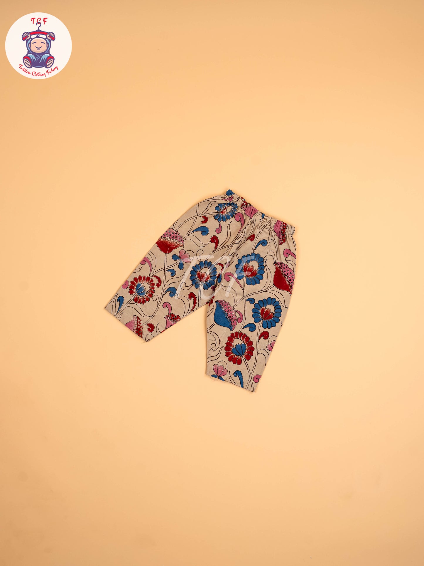 Cream - Floral Printed Kalamkari Co-ords Sets