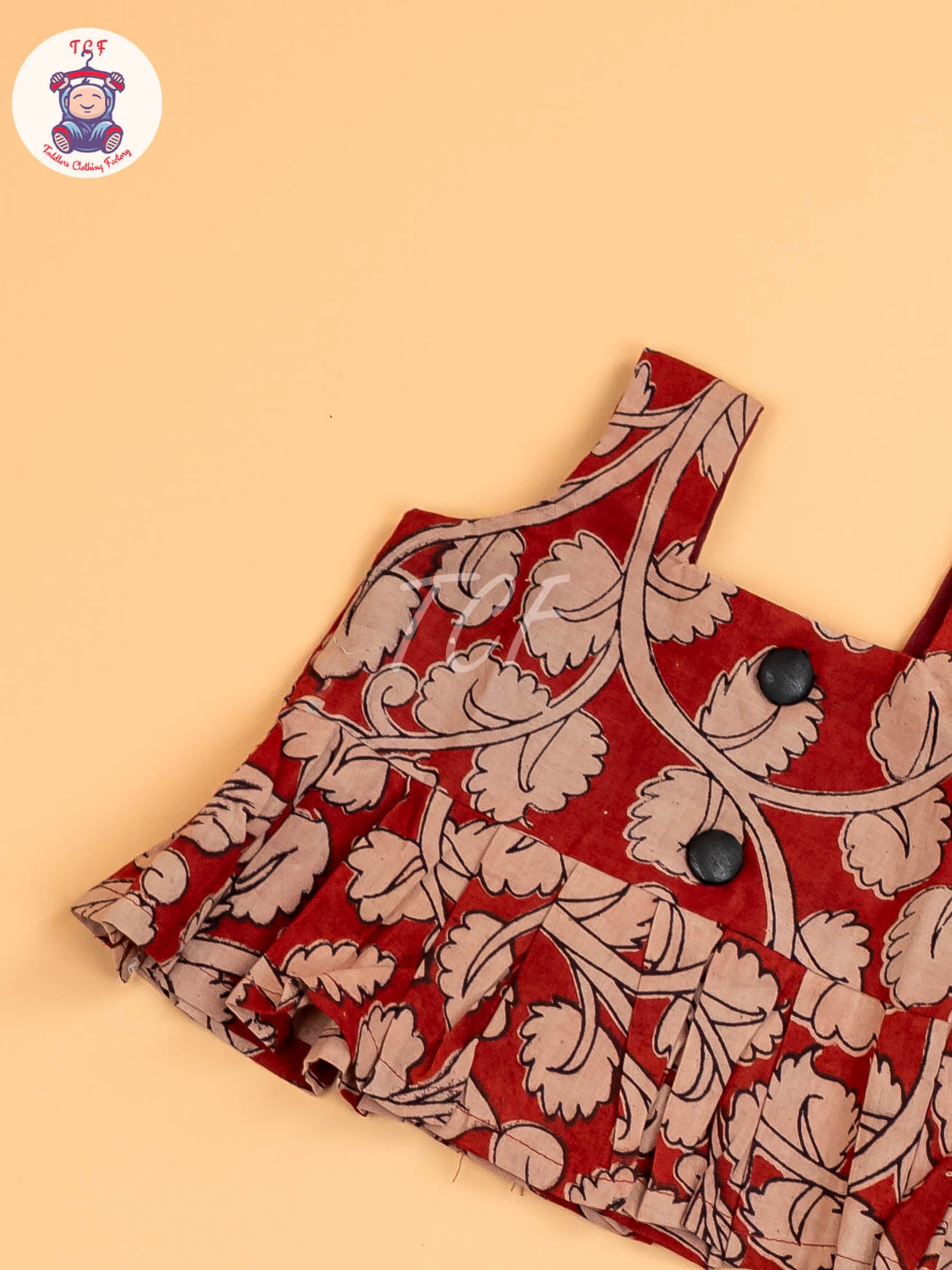 Red - Floral Printed Kalamkari Co-ords Sets
