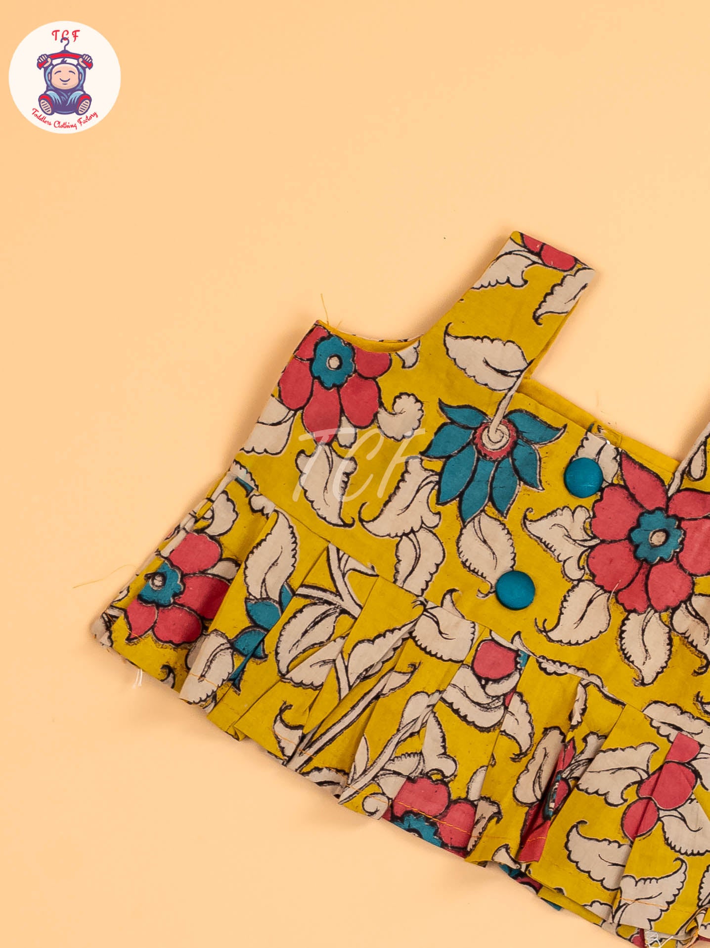 Mustard - Floral Printed Kalamkari Co-ords Sets