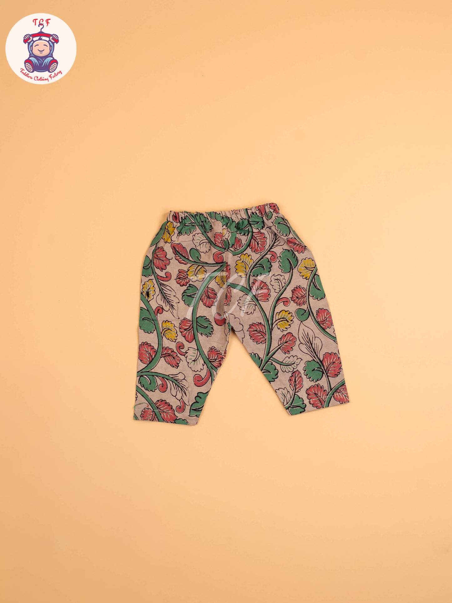 Cream - Floral Printed Kalamkari Co-ords Sets