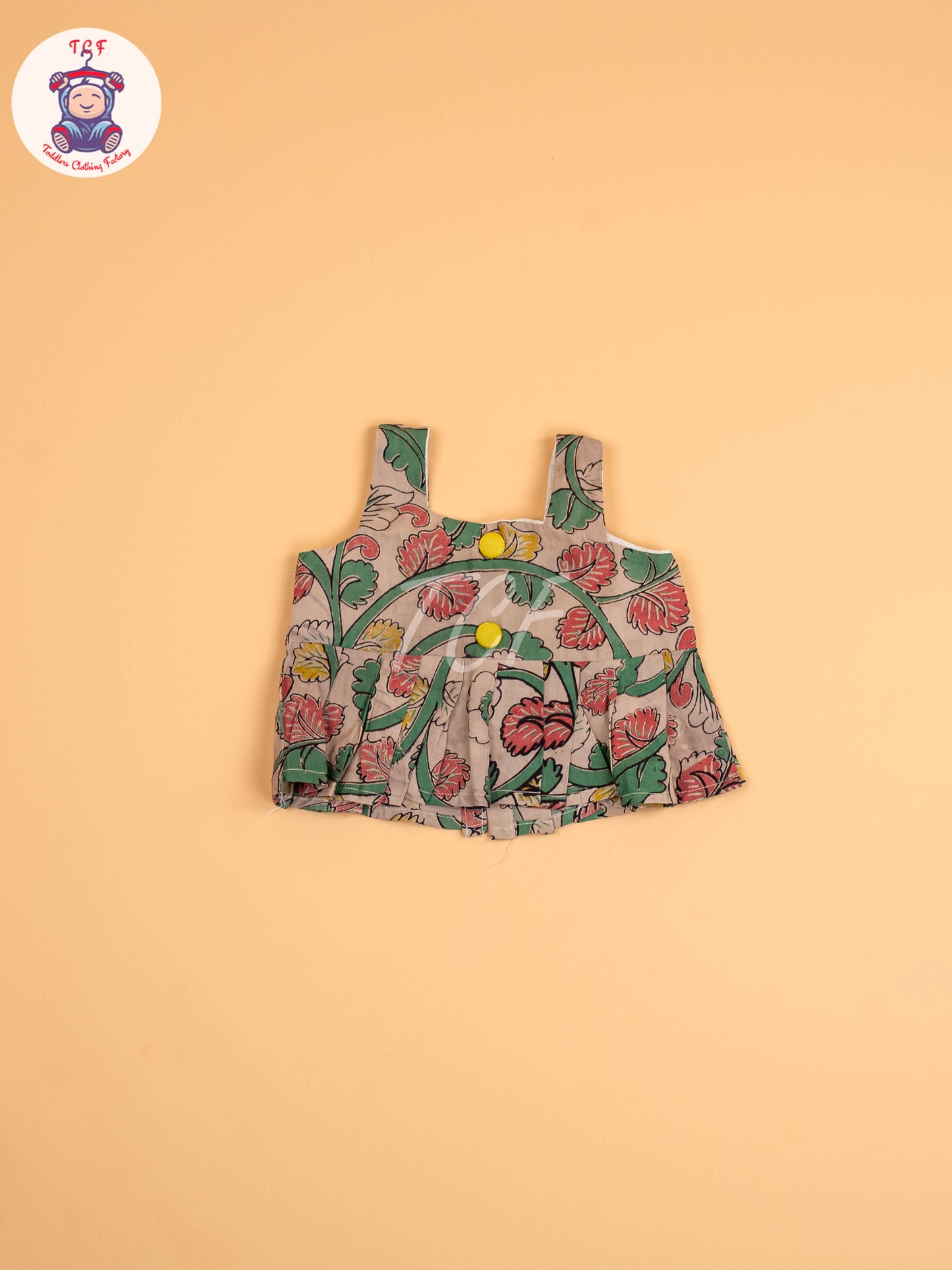 Cream - Floral Printed Kalamkari Co-ords Sets