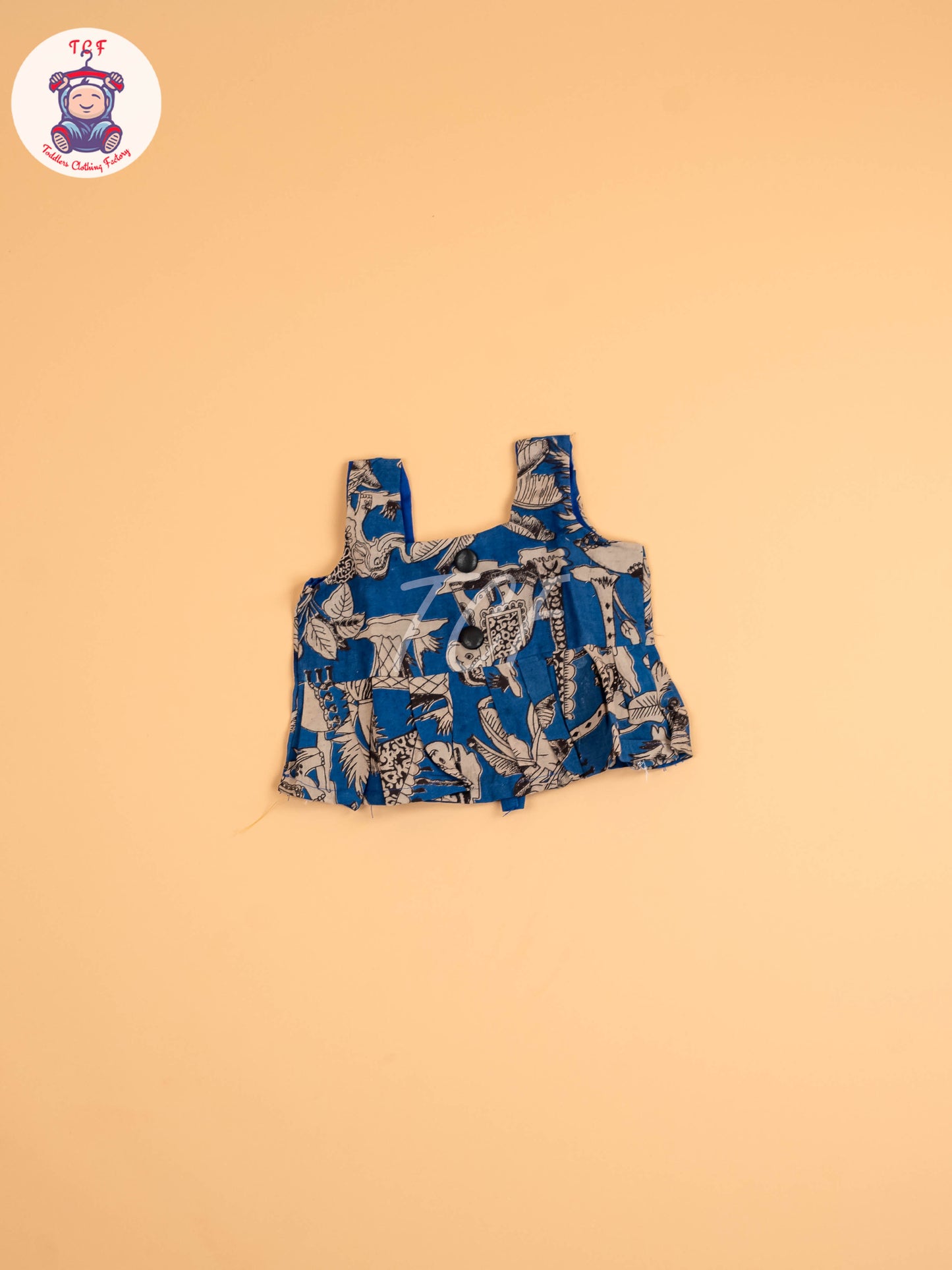 Blue - Floral Printed Kalamkari Co-ords Sets