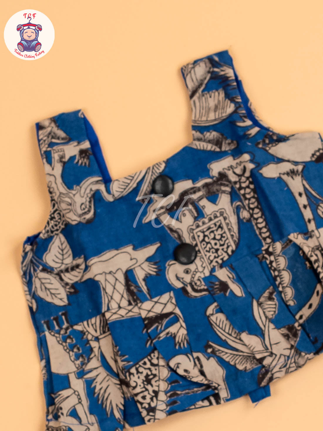 Blue - Floral Printed Kalamkari Co-ords Sets