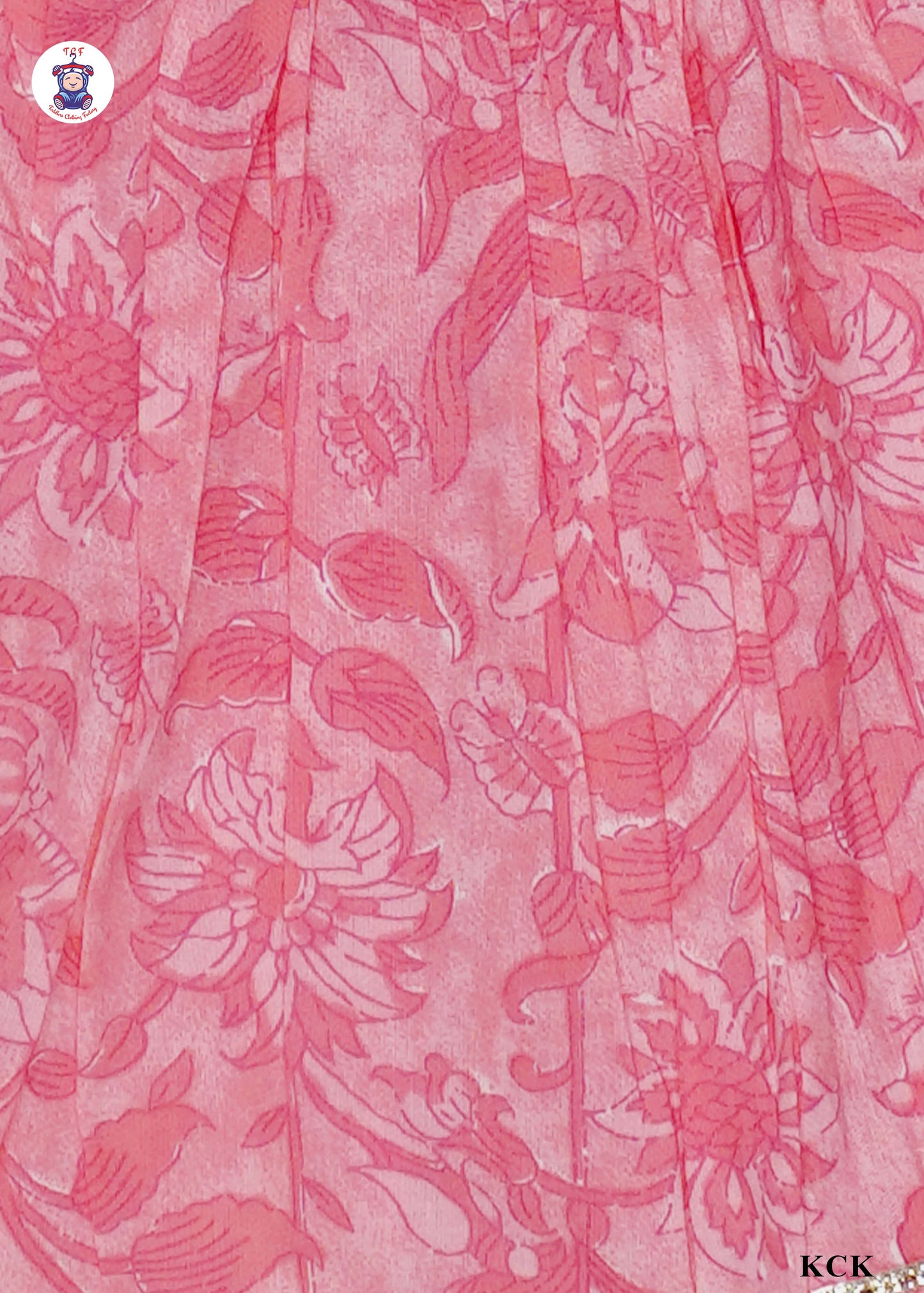 Cherry Pink - Floral Printed Kurti Set