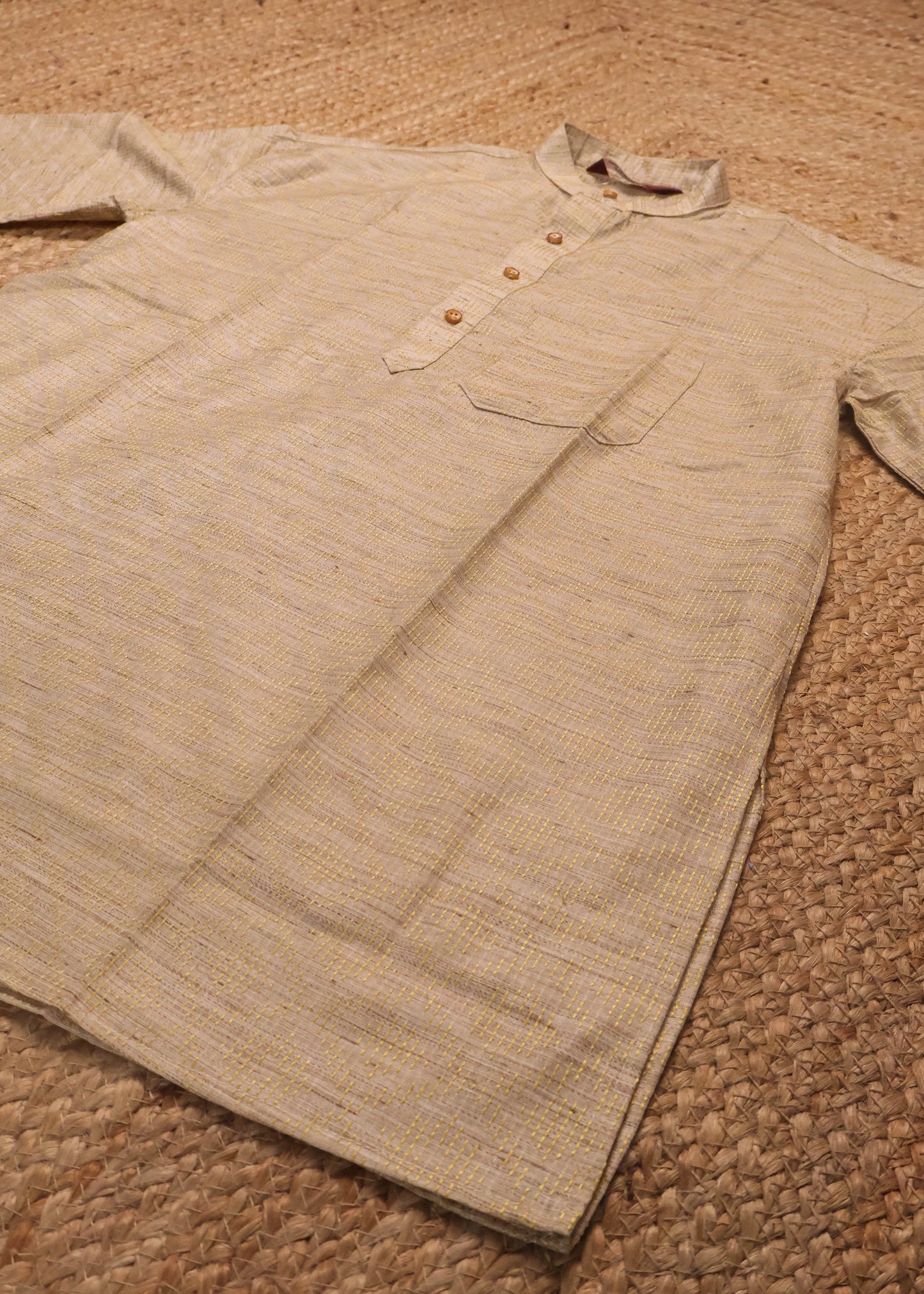 Light Brown - Boys Readymade Kurtas
